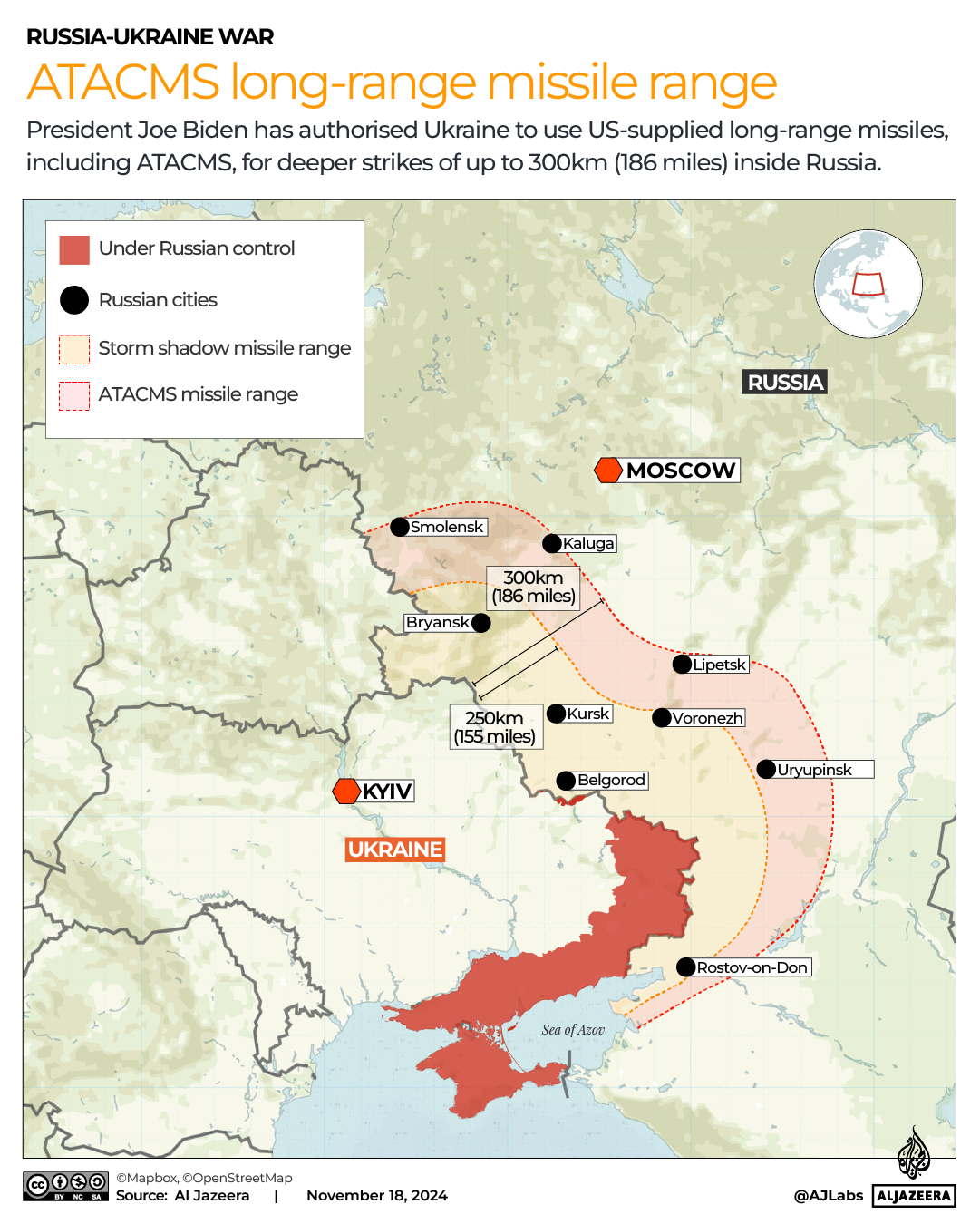 INTERACTIVE-UKRAINE-RUSSIA-ARMY TACTICAL MISSILE SYSTEMS-RANGE-NOV18-2024-1731929198