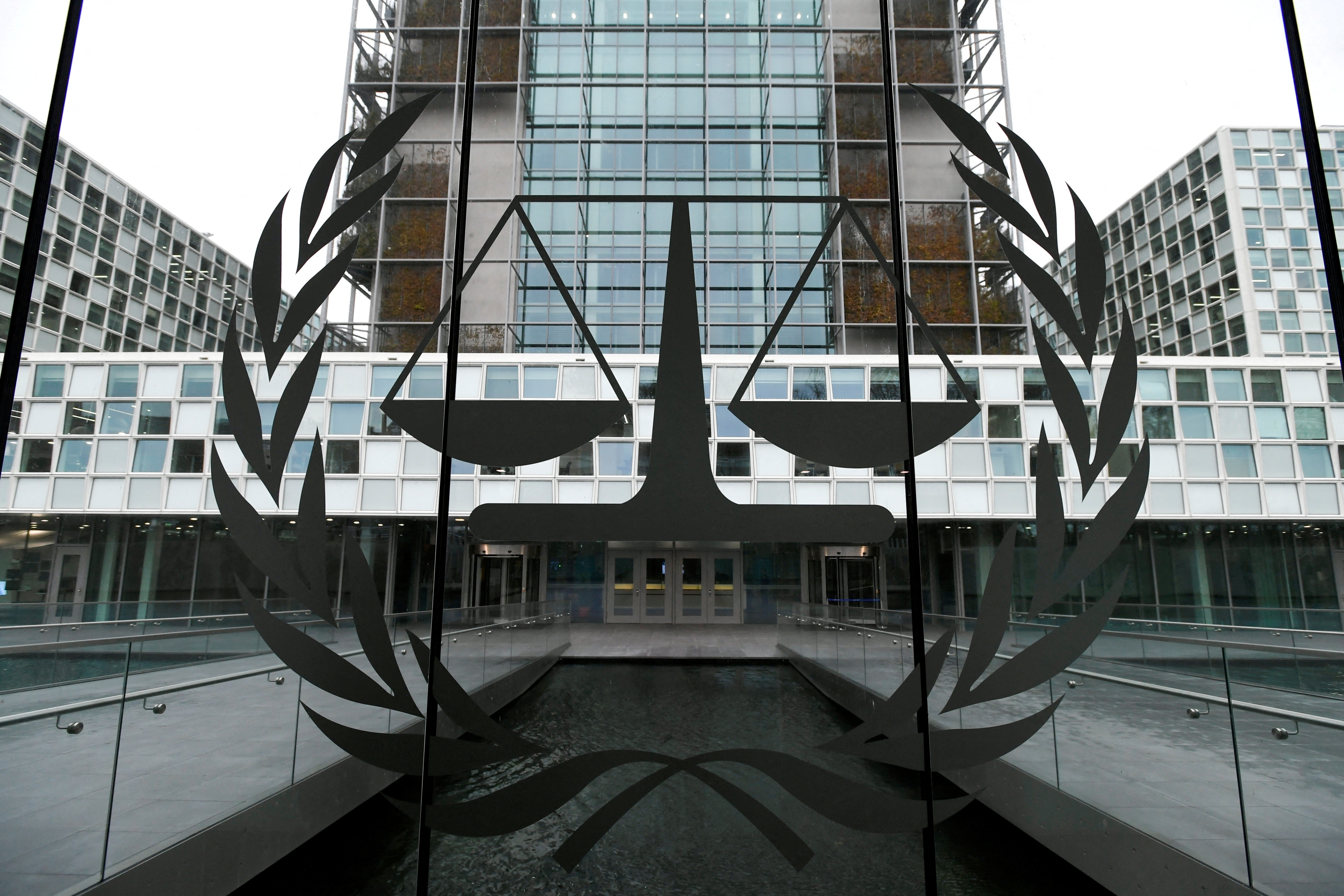 FILE PHOTO: The International Criminal Court building is seen in The Hague, Netherlands, January 16, 2019. REUTERS/Piroschka van de Wouw/File Photo