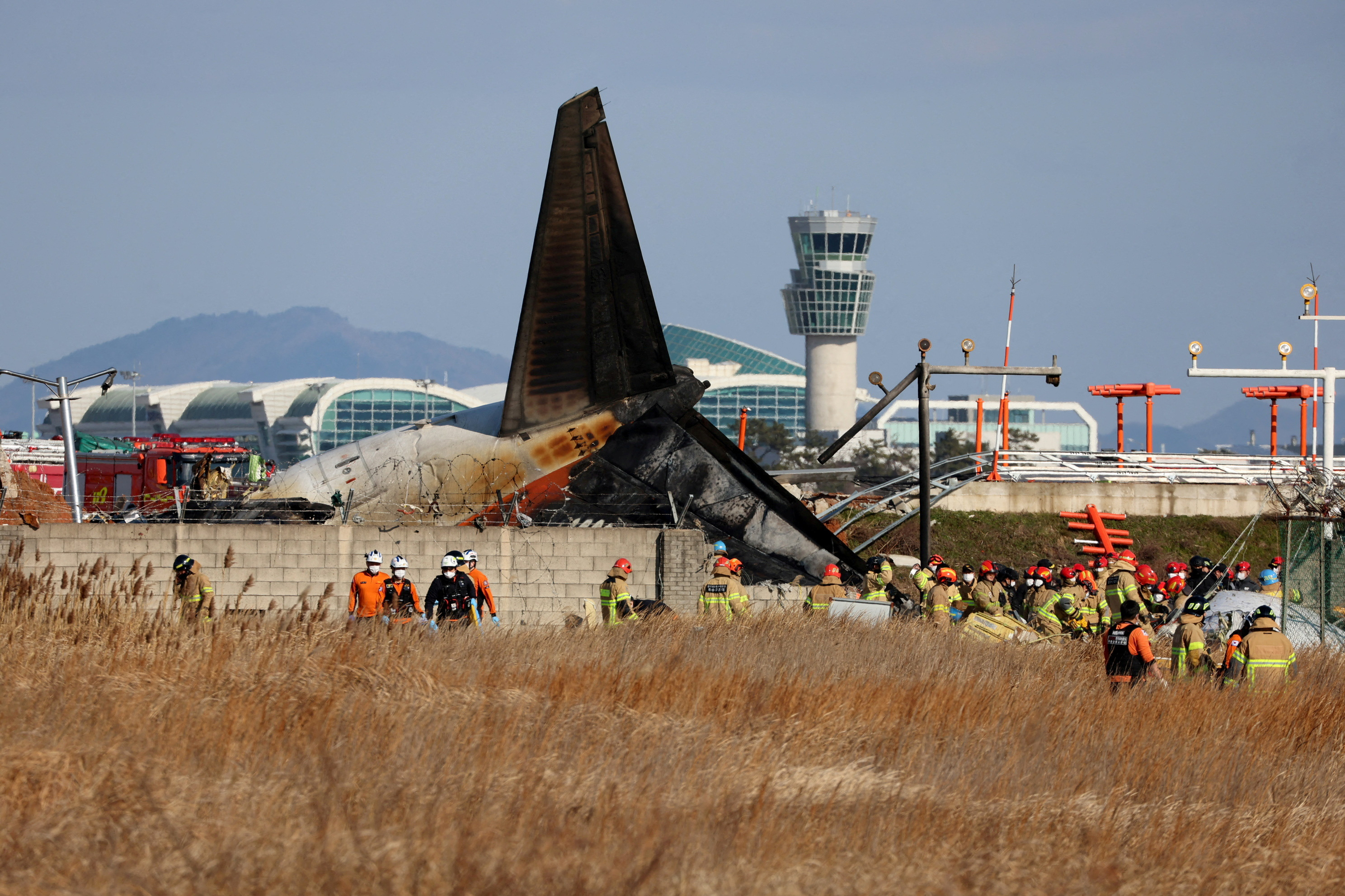 Aircraft crash in South Korea