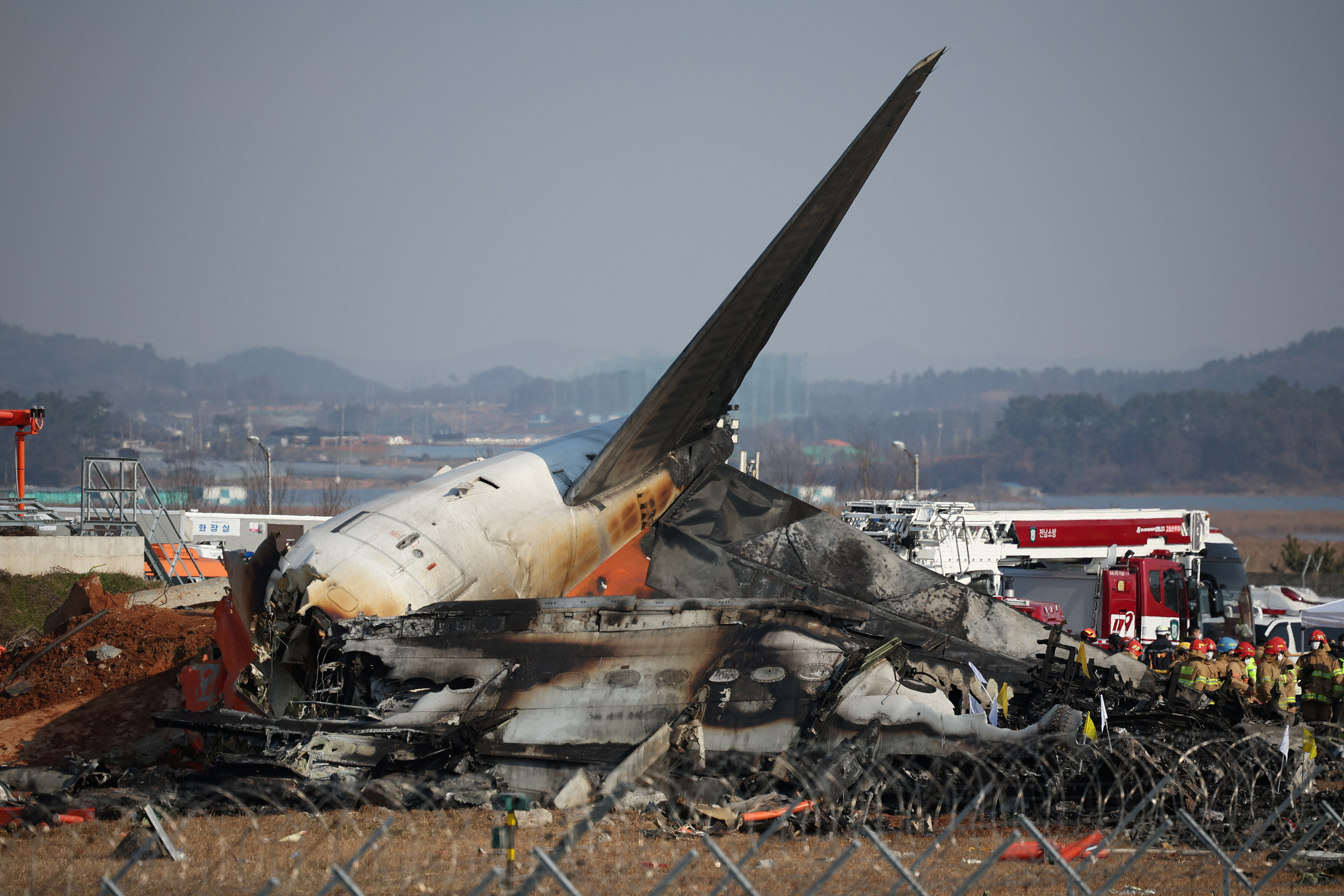 Aircraft crash in South Korea