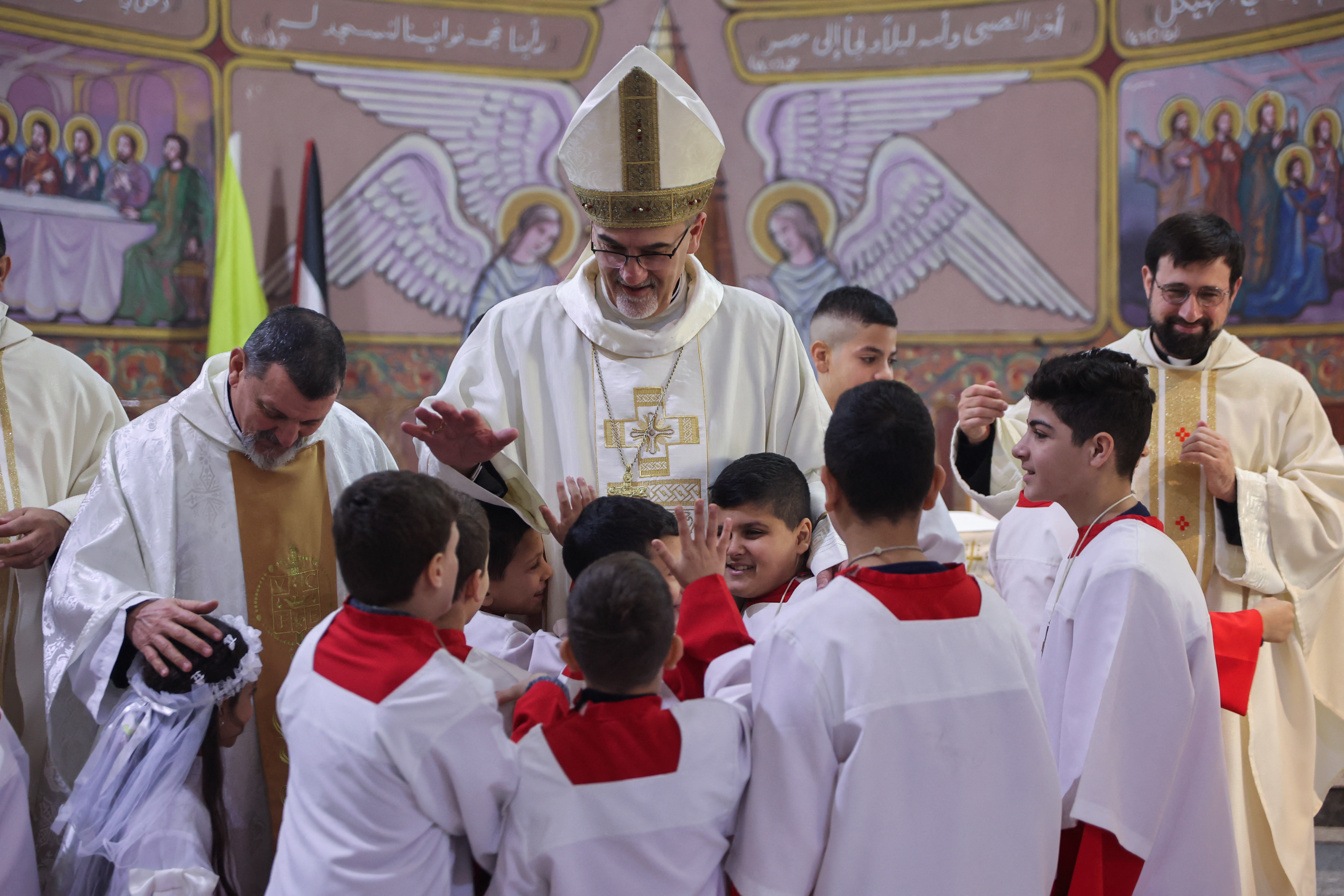 Vatican envoy celebrates Mass with Gaza's Christians