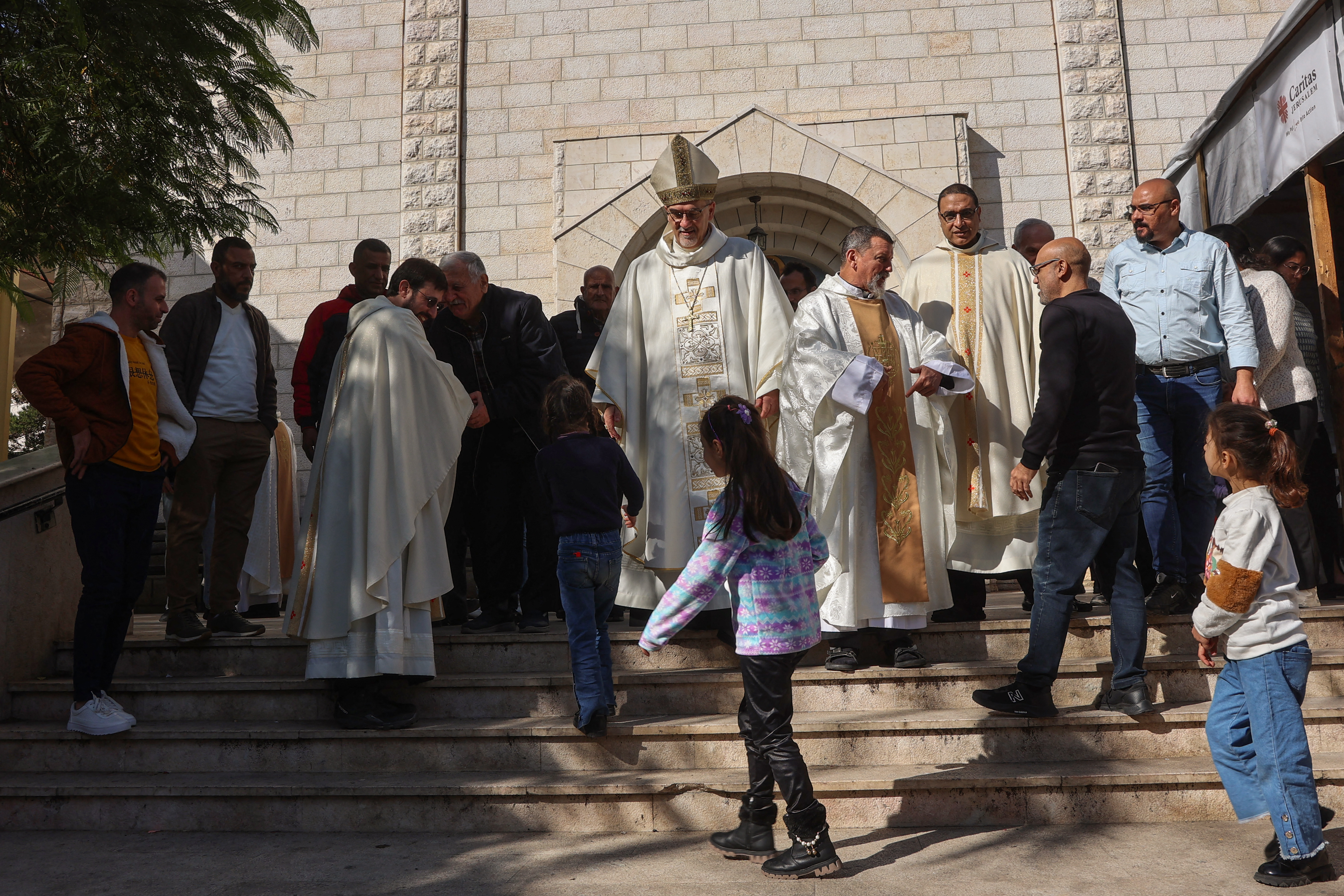Vatican envoy celebrates Mass with Gaza's Christians