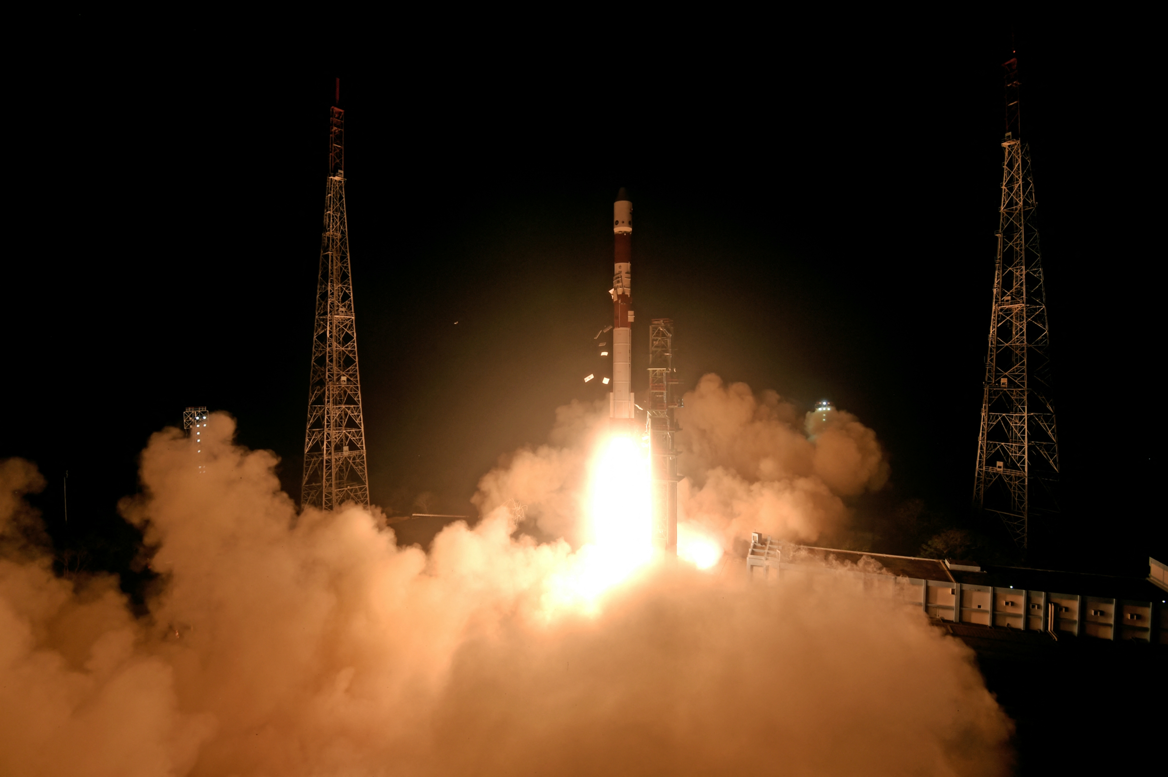 The Indian Space Research Organisation's PSLV-C60 rocket launch