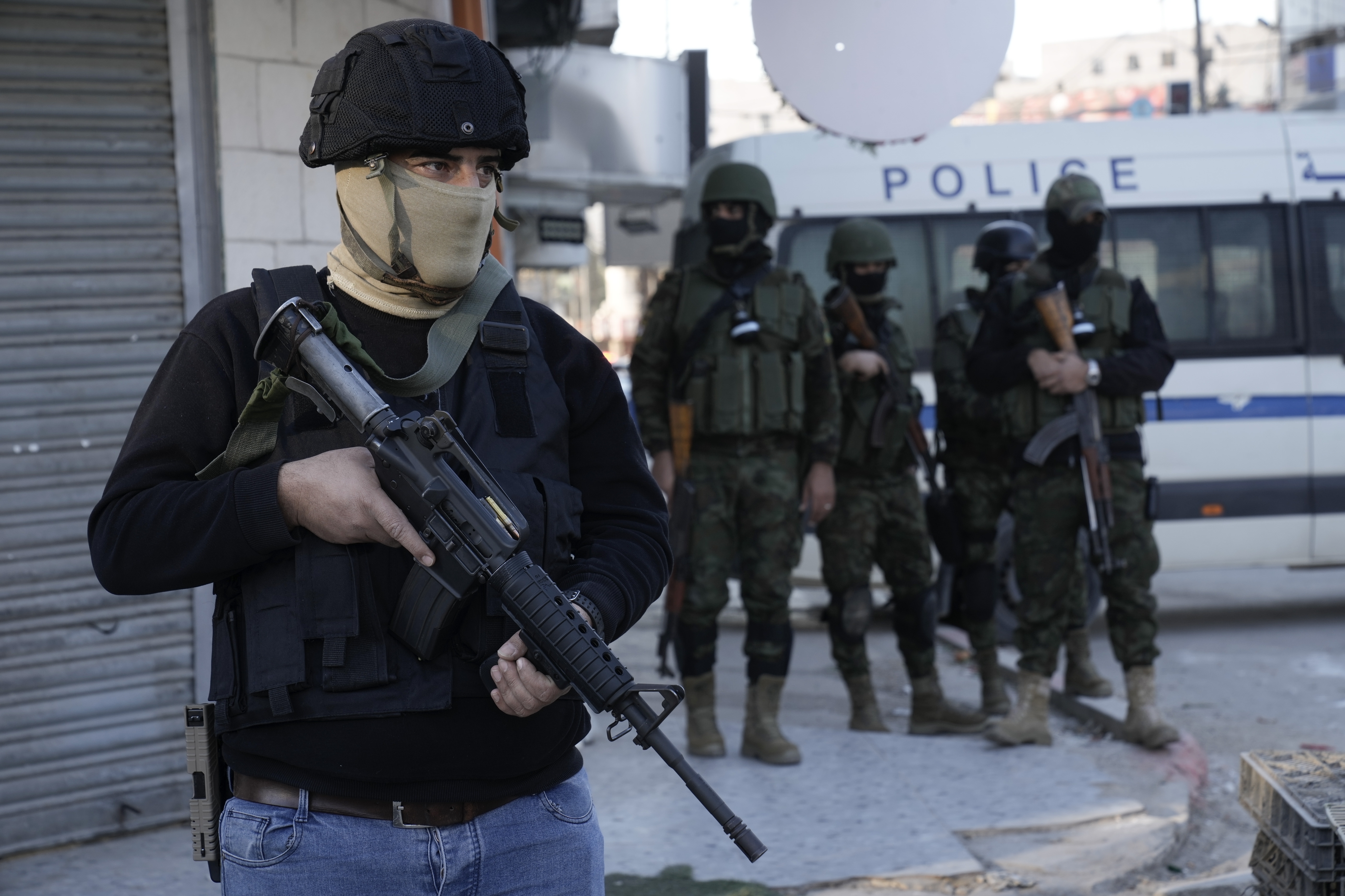 A Palestinian Authority officer