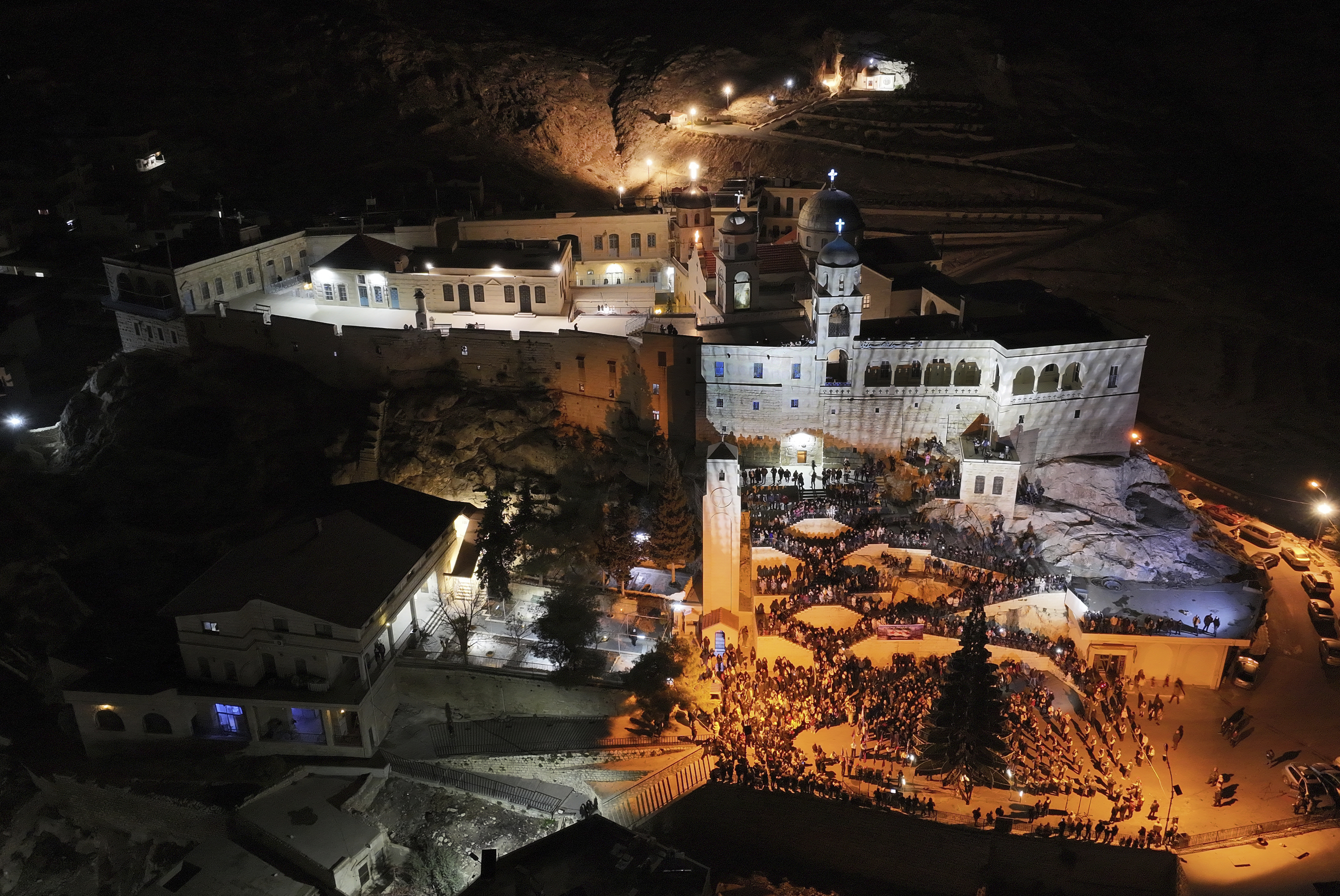 Syrians come together for rare moment of joy