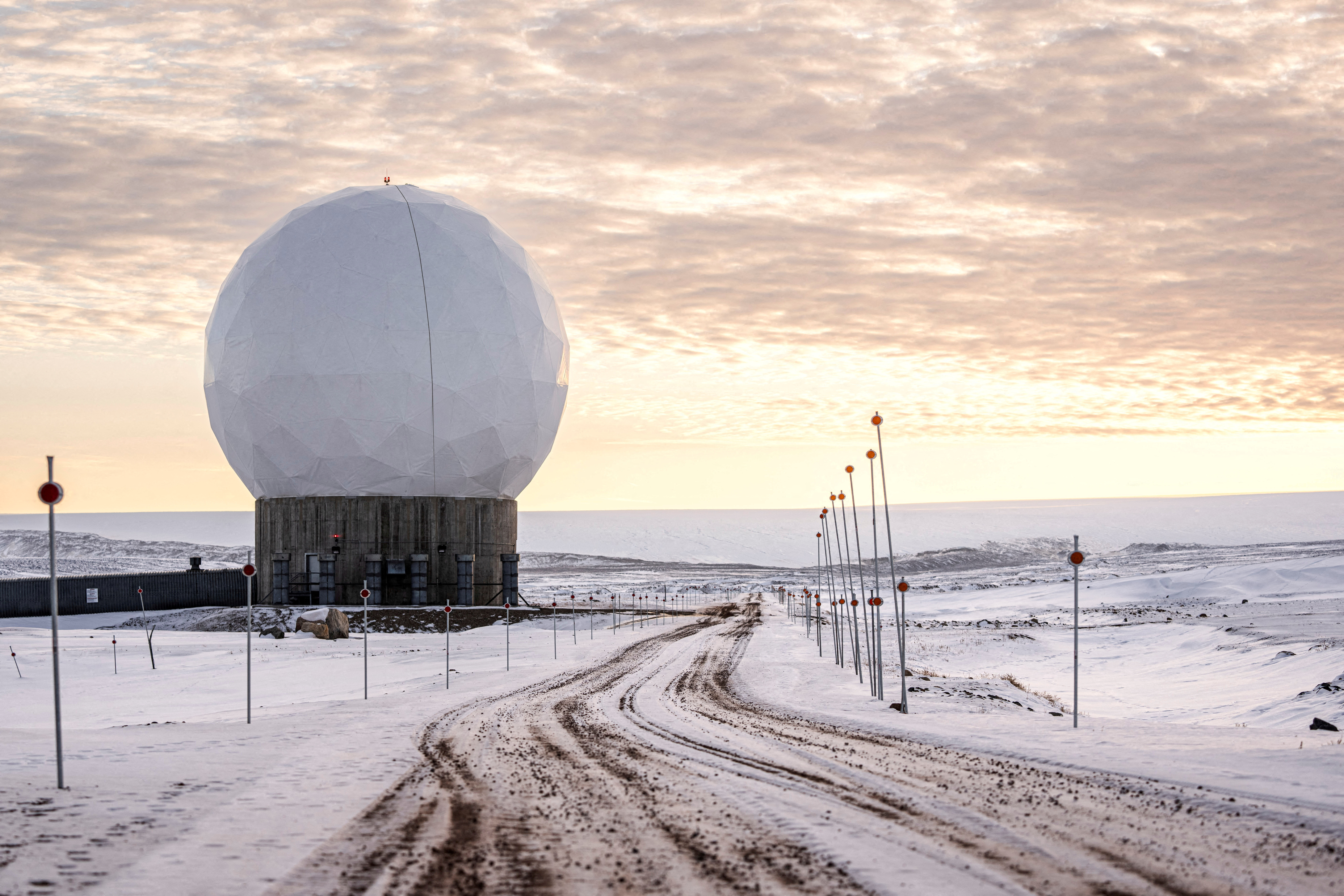 A view of Pituffik Space Base (formerly Thule Air Base) in Greenland, October 4, 2023. Ritzau Scanpix/Thomas Traasdahl
