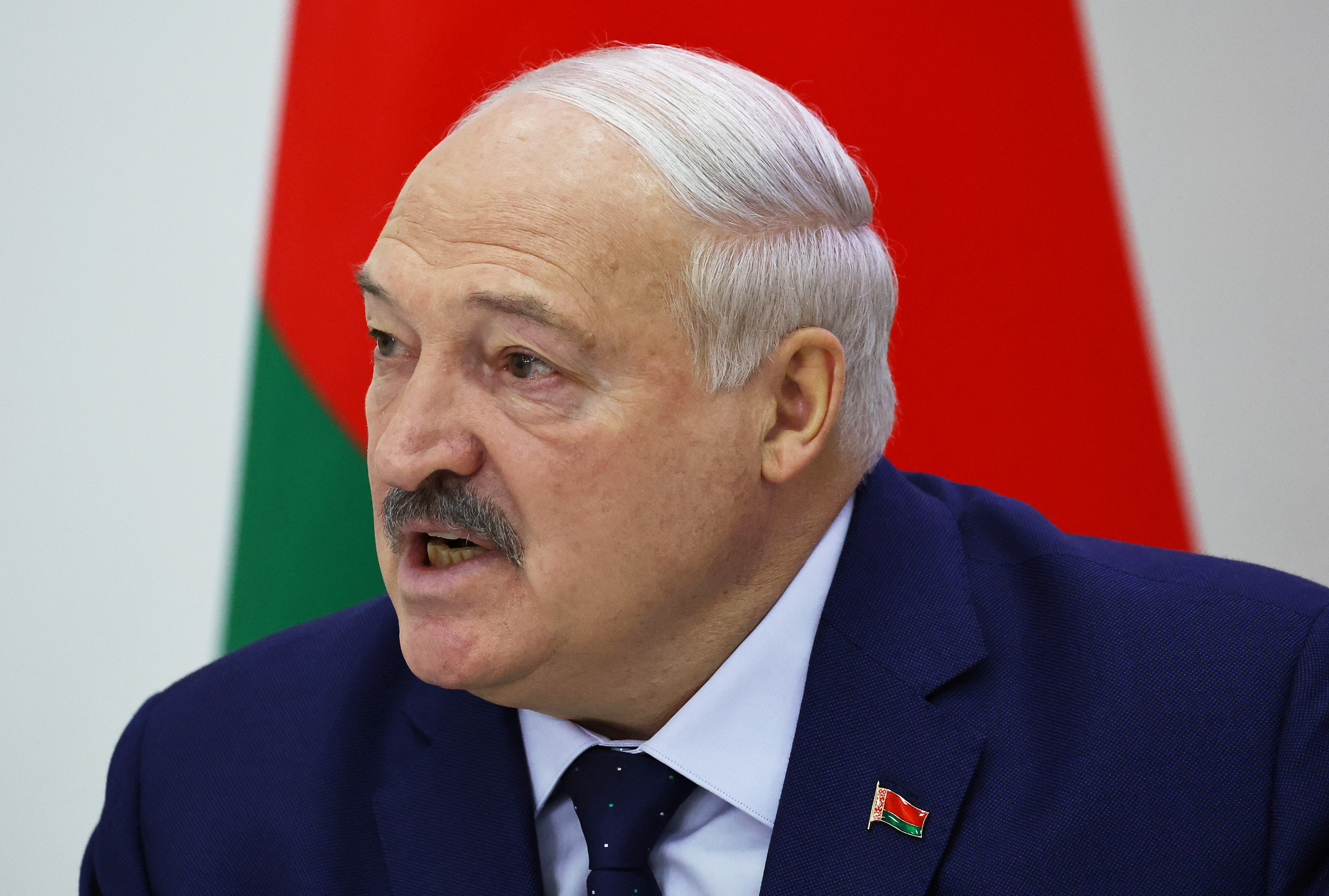 Belarusian President and presidential candidate Alexander Lukashenko