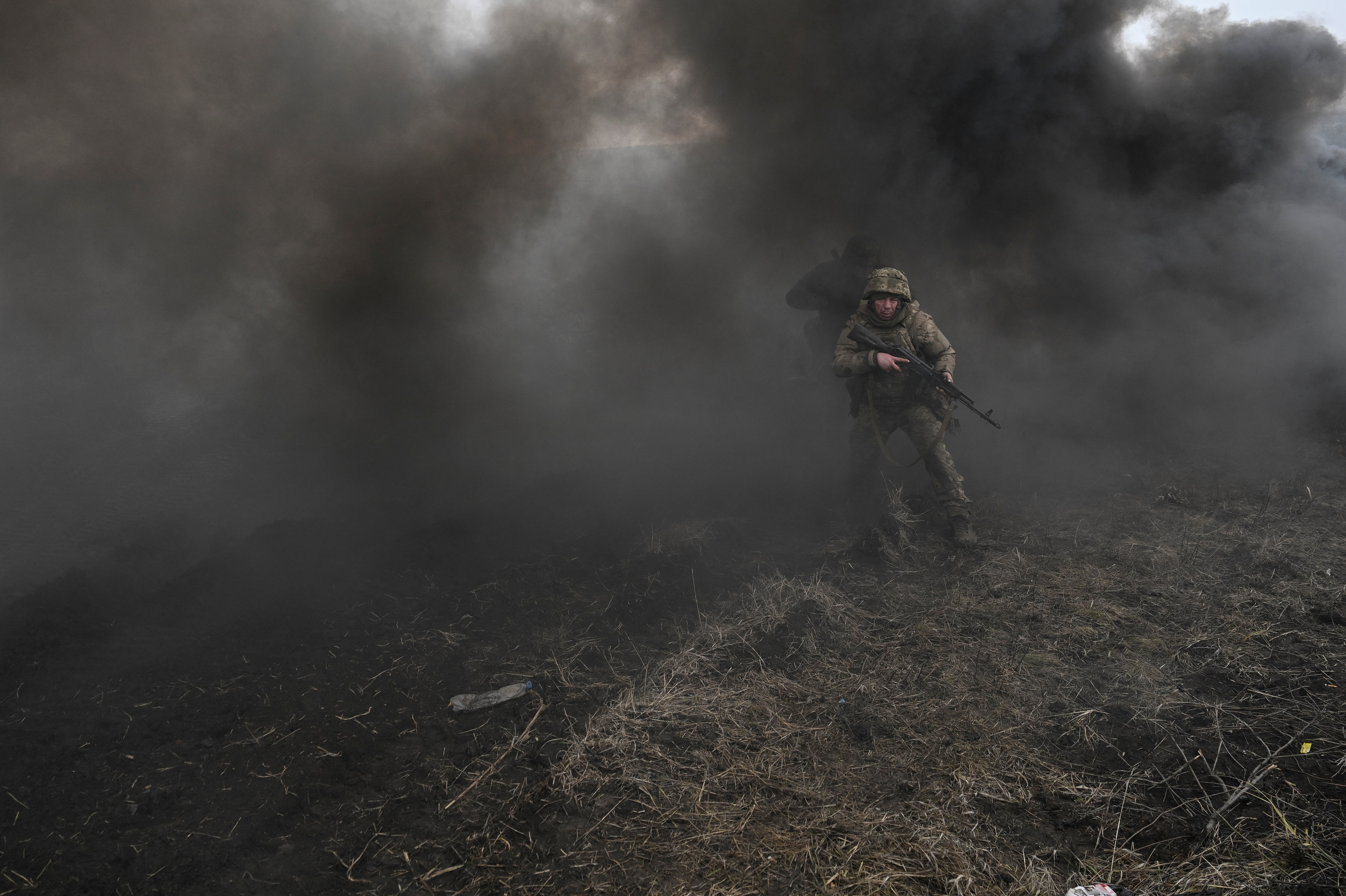 A serviceman of 110th Brigade of the Territorial Defence Forces of Ukraine attends a training, amid Russia's attack on Ukraine, in Zaporizhzhia region, Ukraine January 26, 2025. REUTERS/Stringer