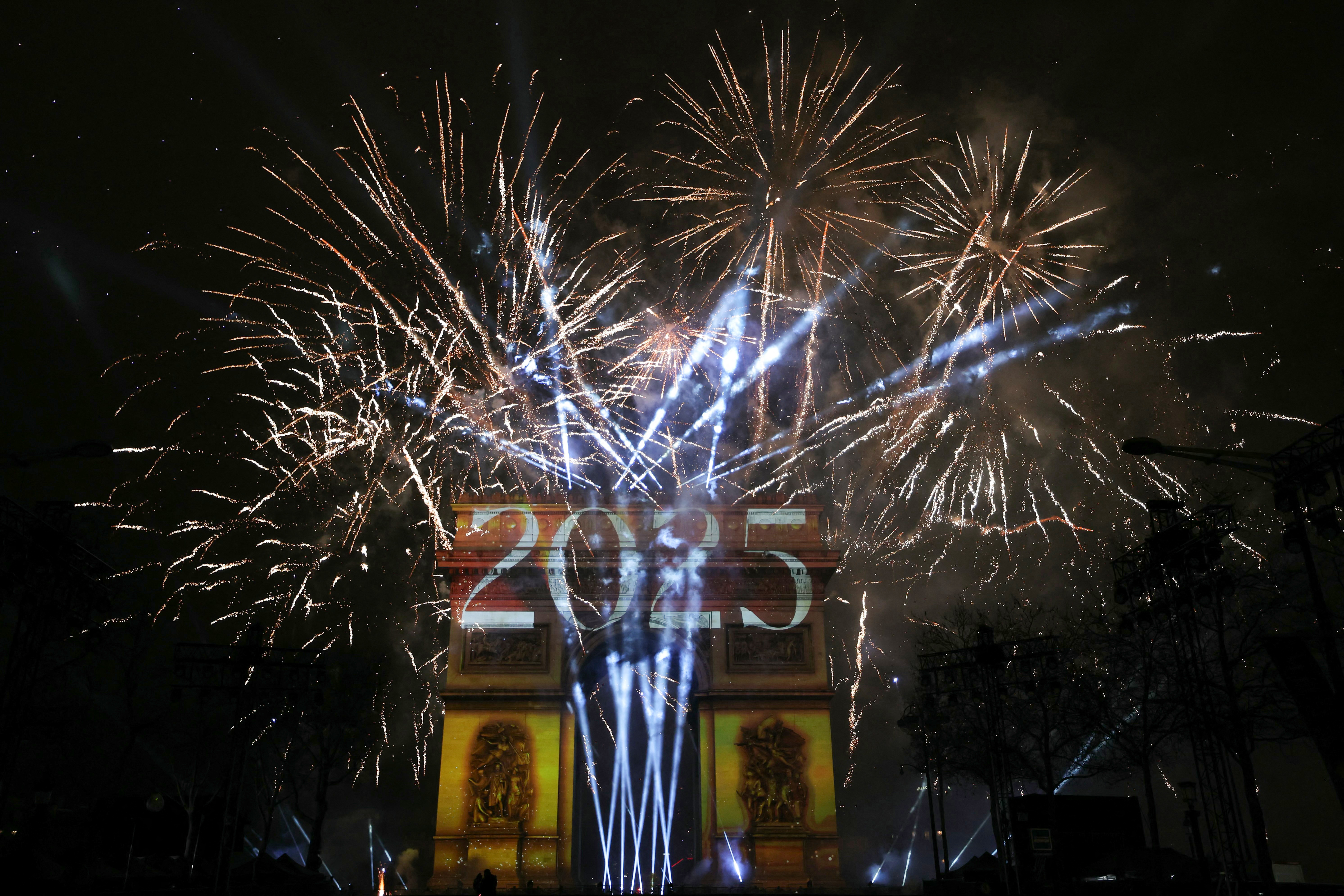 Celebrations as the world begins to welcome the New Year