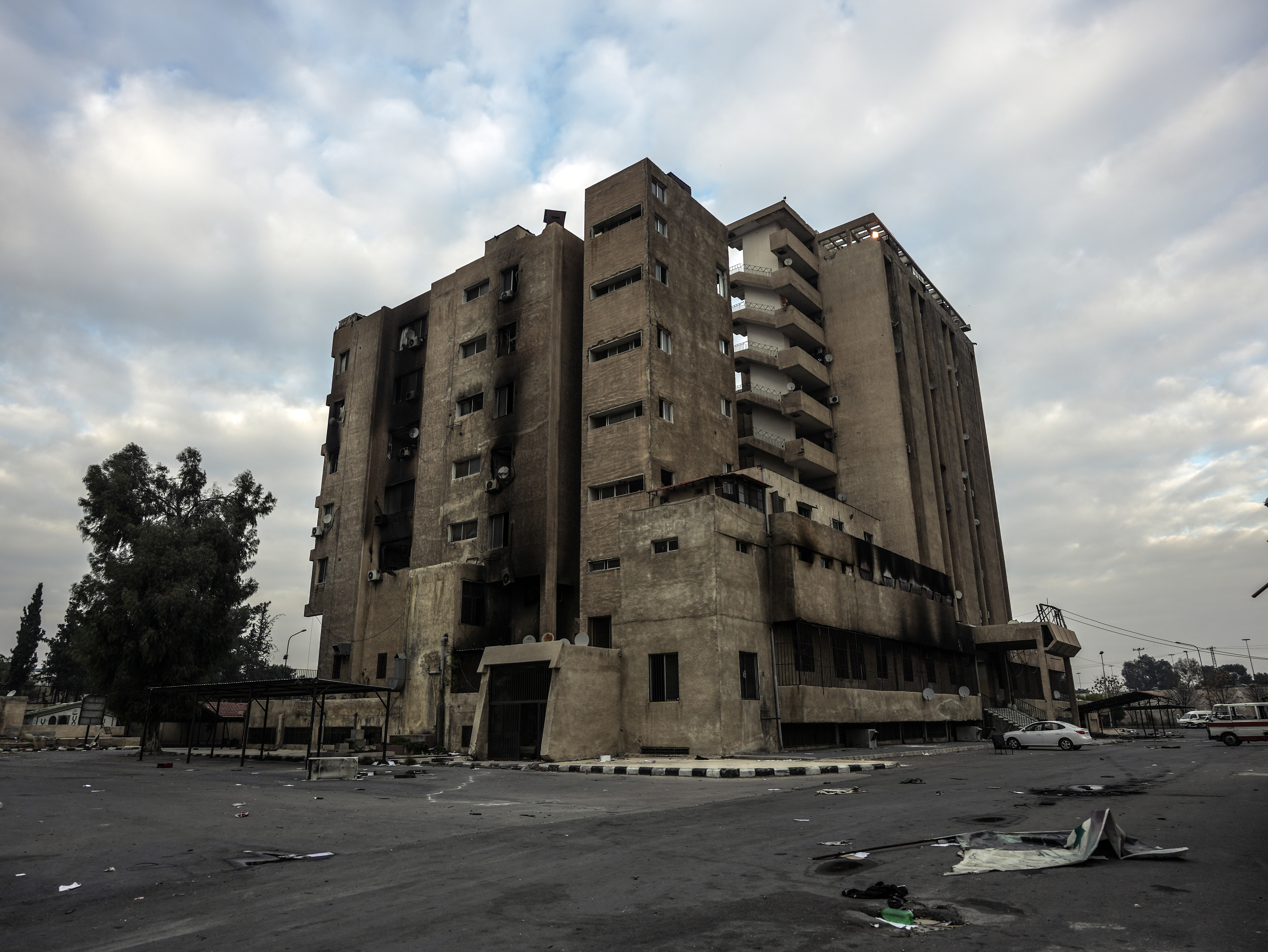 Palestine Branch," also known as Branch 235, is one of the prisons operated by the Syrian Intelligence. Located in the southern outskirts of Damascus, December 20, 2024.