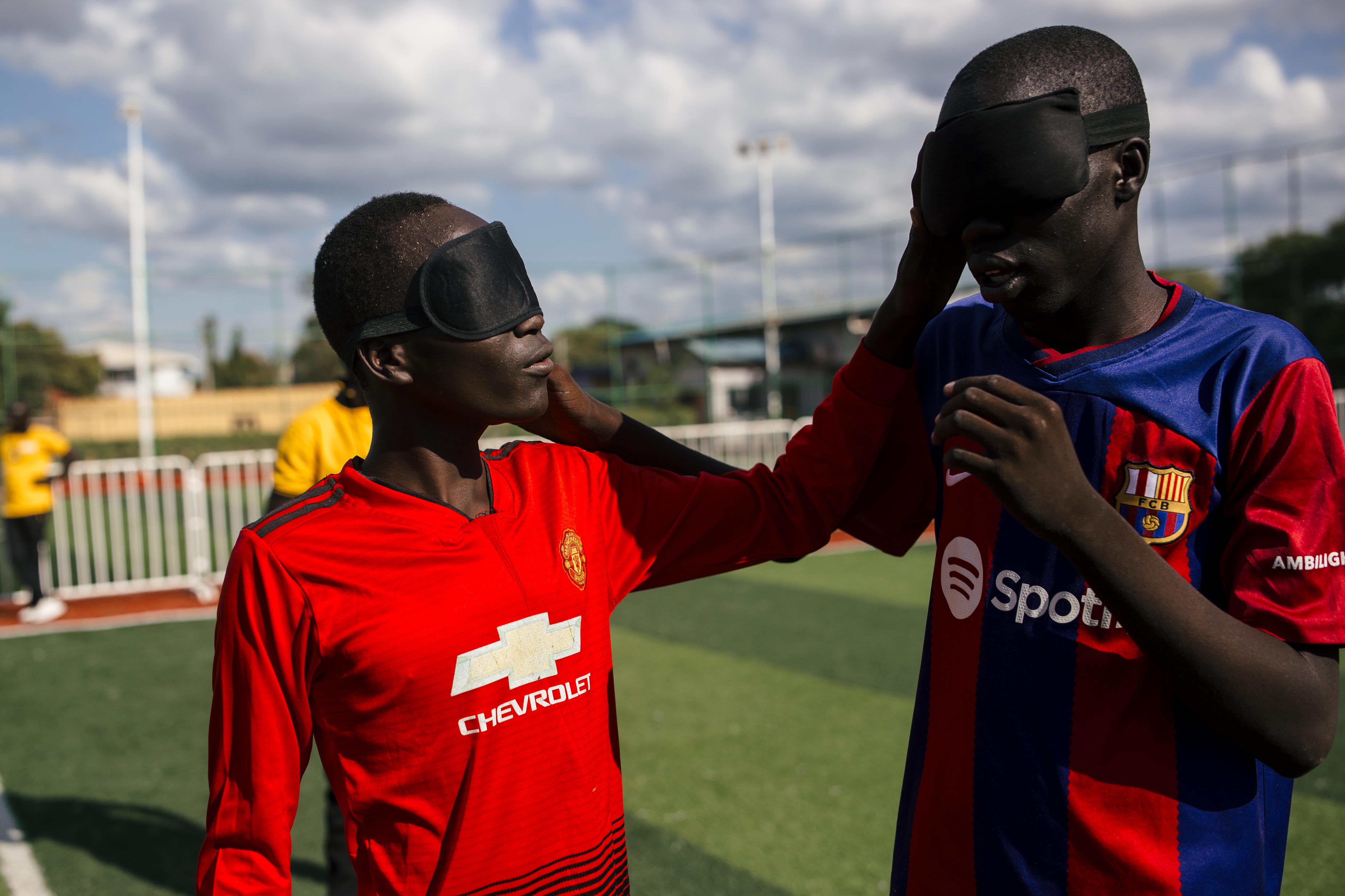 blind football