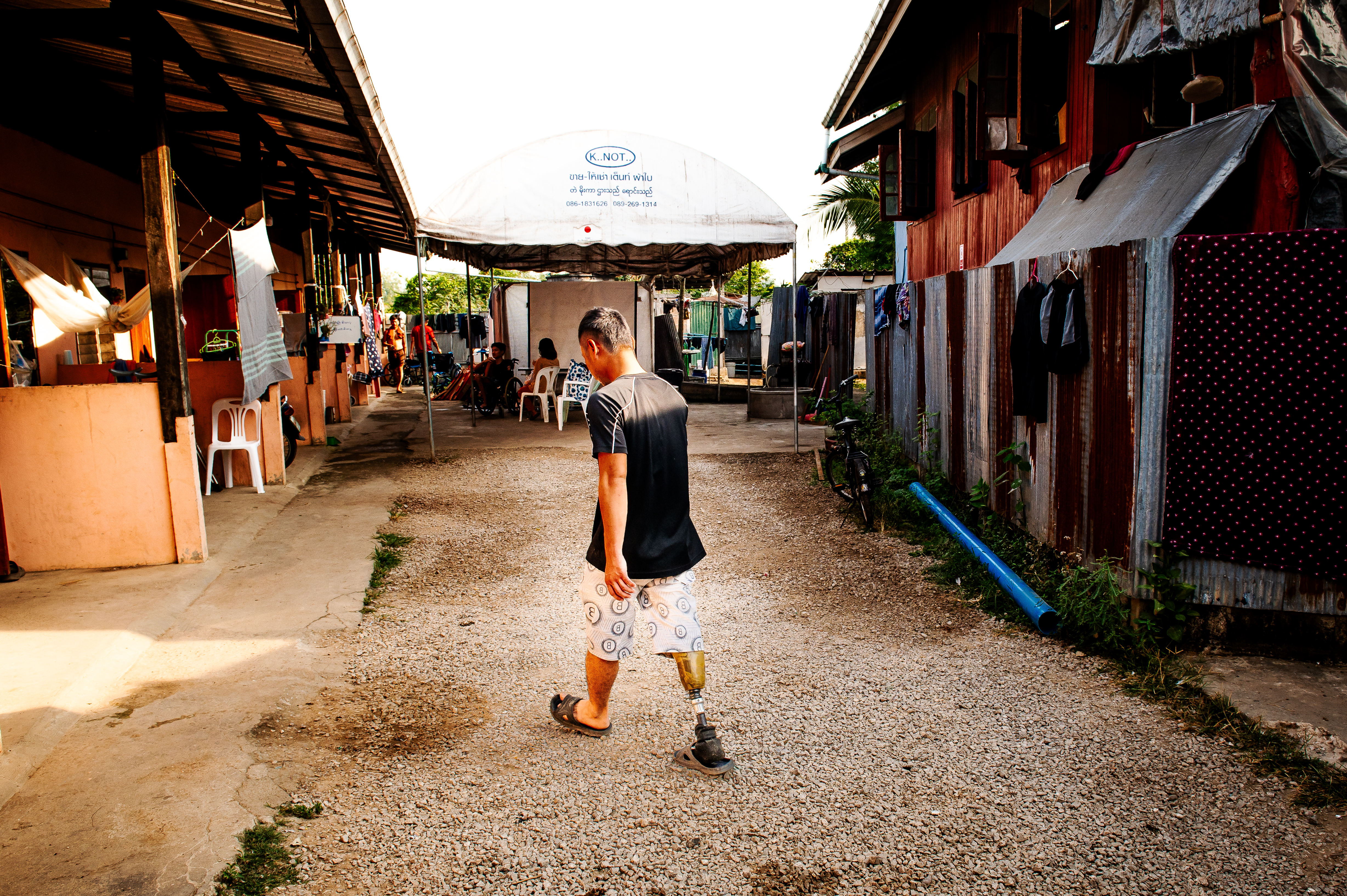 Sunshine Care Centre, based in the Thai town of Mae Sot, has assisted more than 800 wounded fighters and is largely staffed by volunteers.