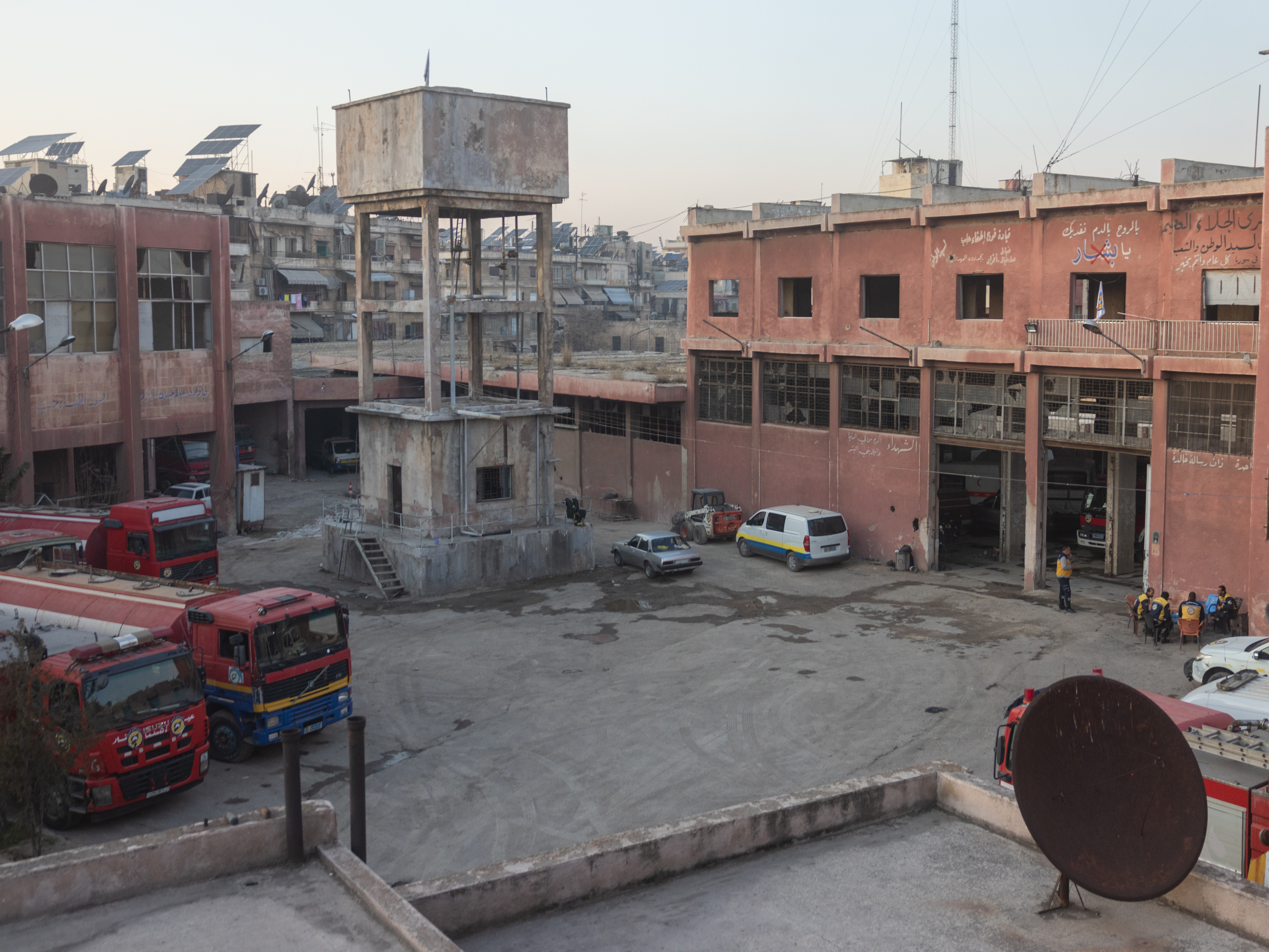 White Helmets in Aleppo