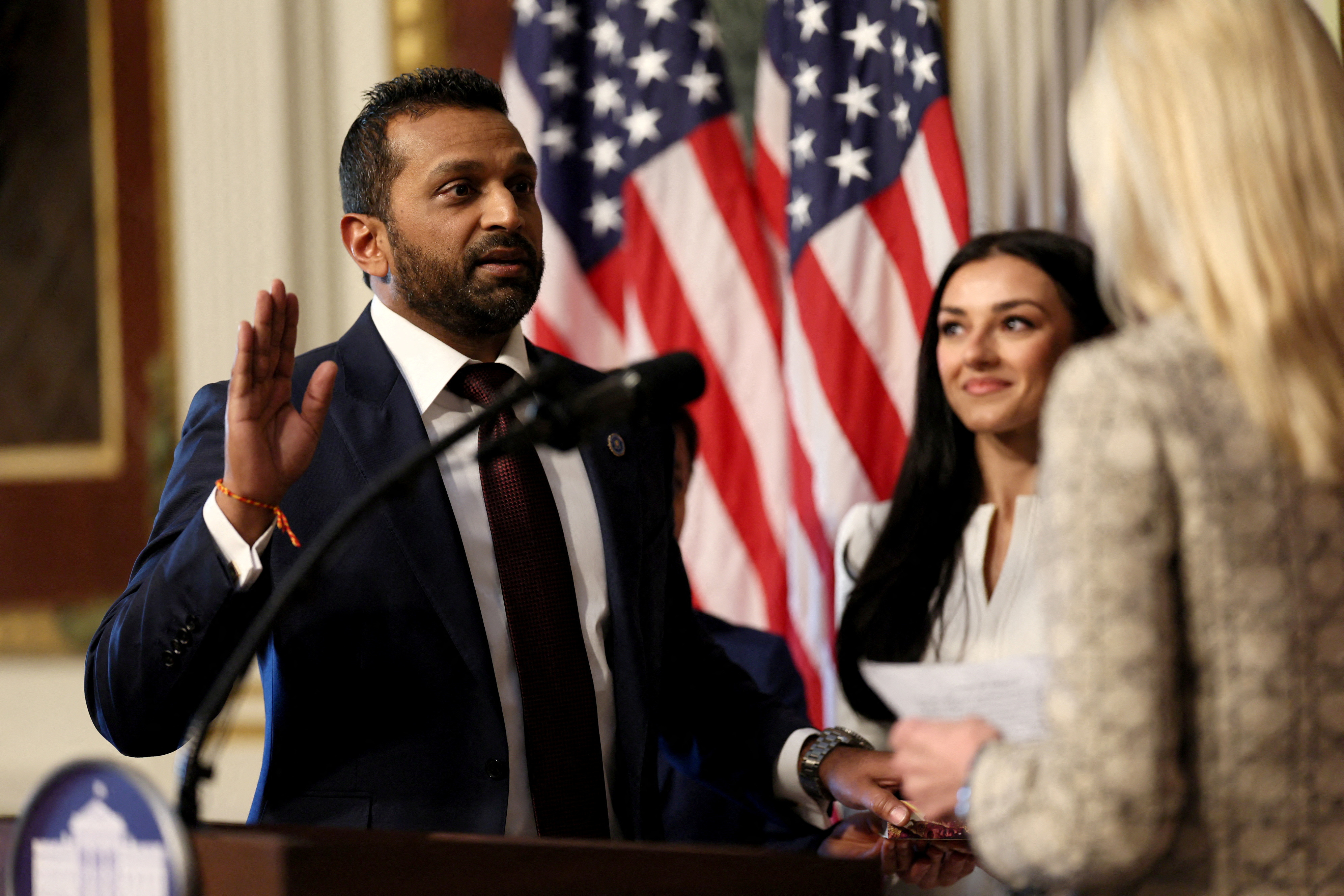Kash Patel is sworn in as FBI head