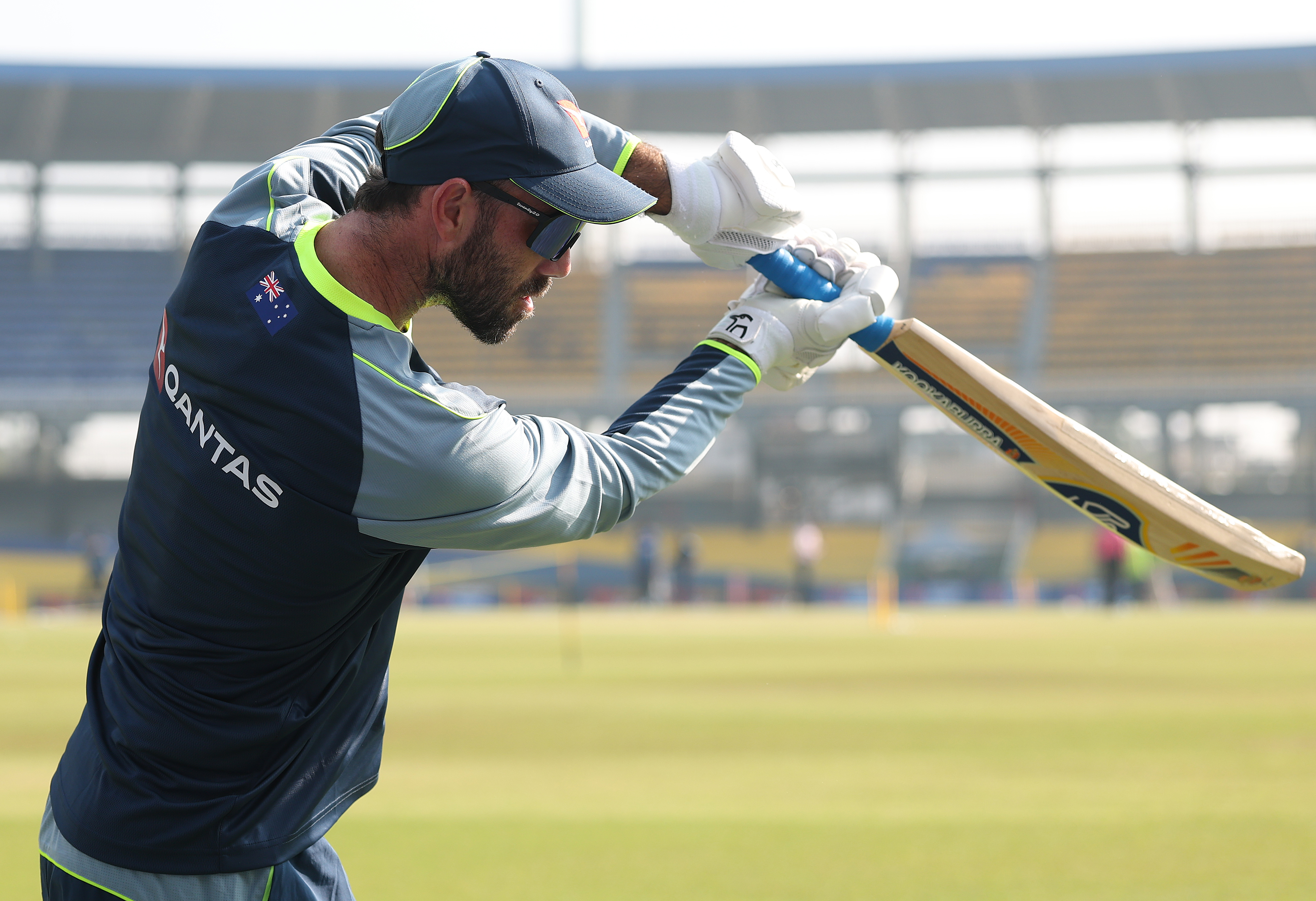 Glenn Maxwell in action.