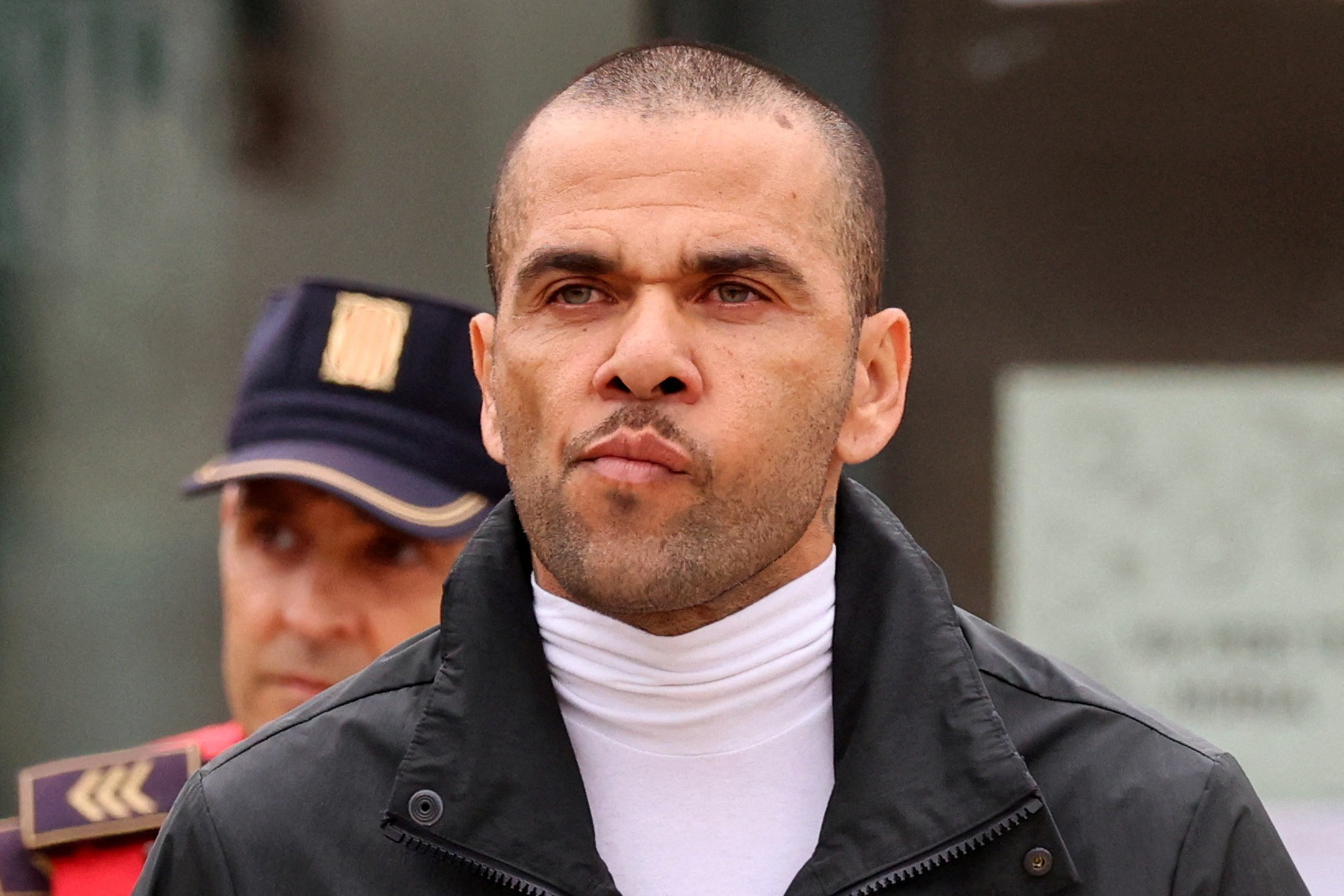 Brazilian soccer player Dani Alves leaves the Brians 2 prison on bail while he appeals his rape conviction.