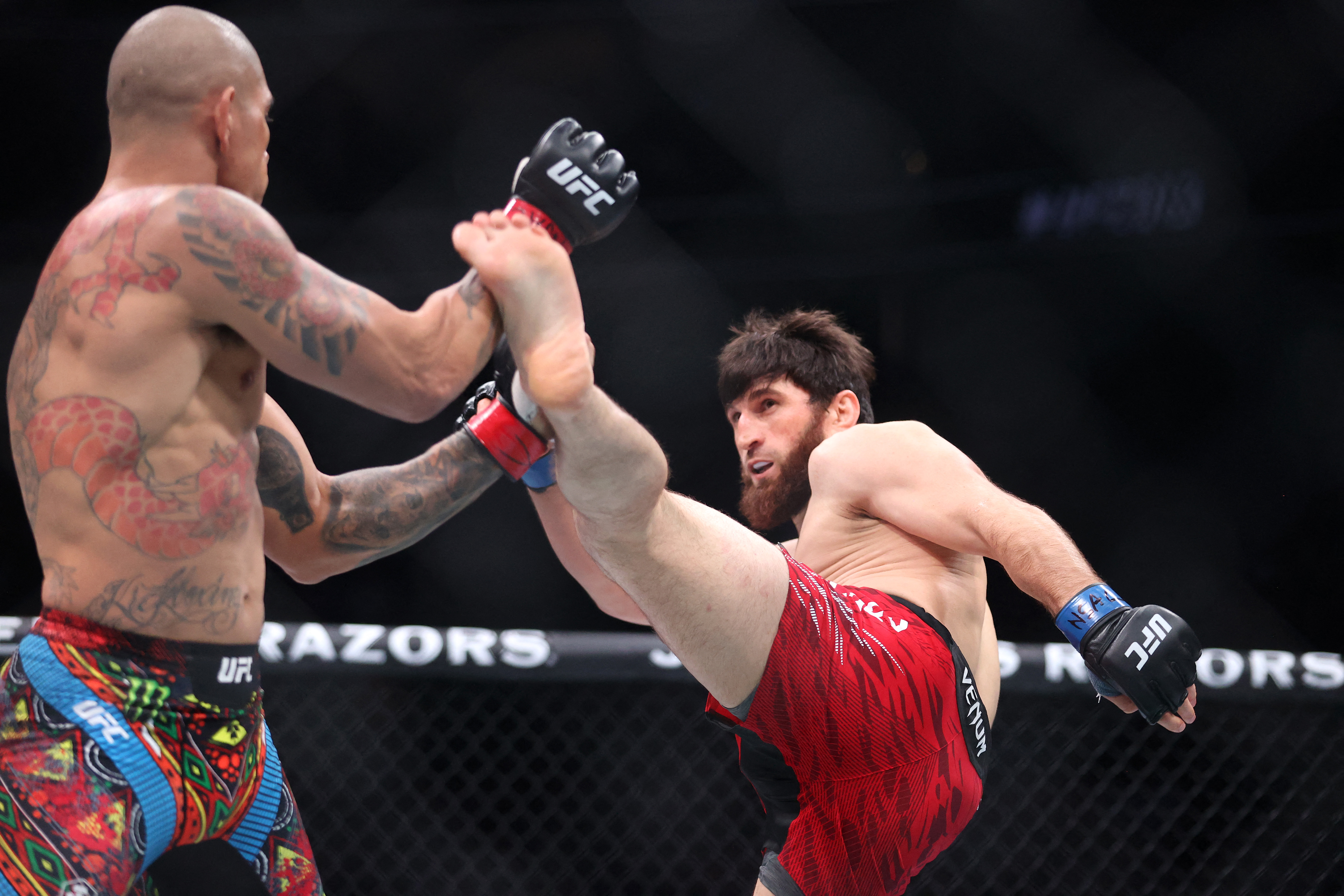 Magomed Ankalaev in action.