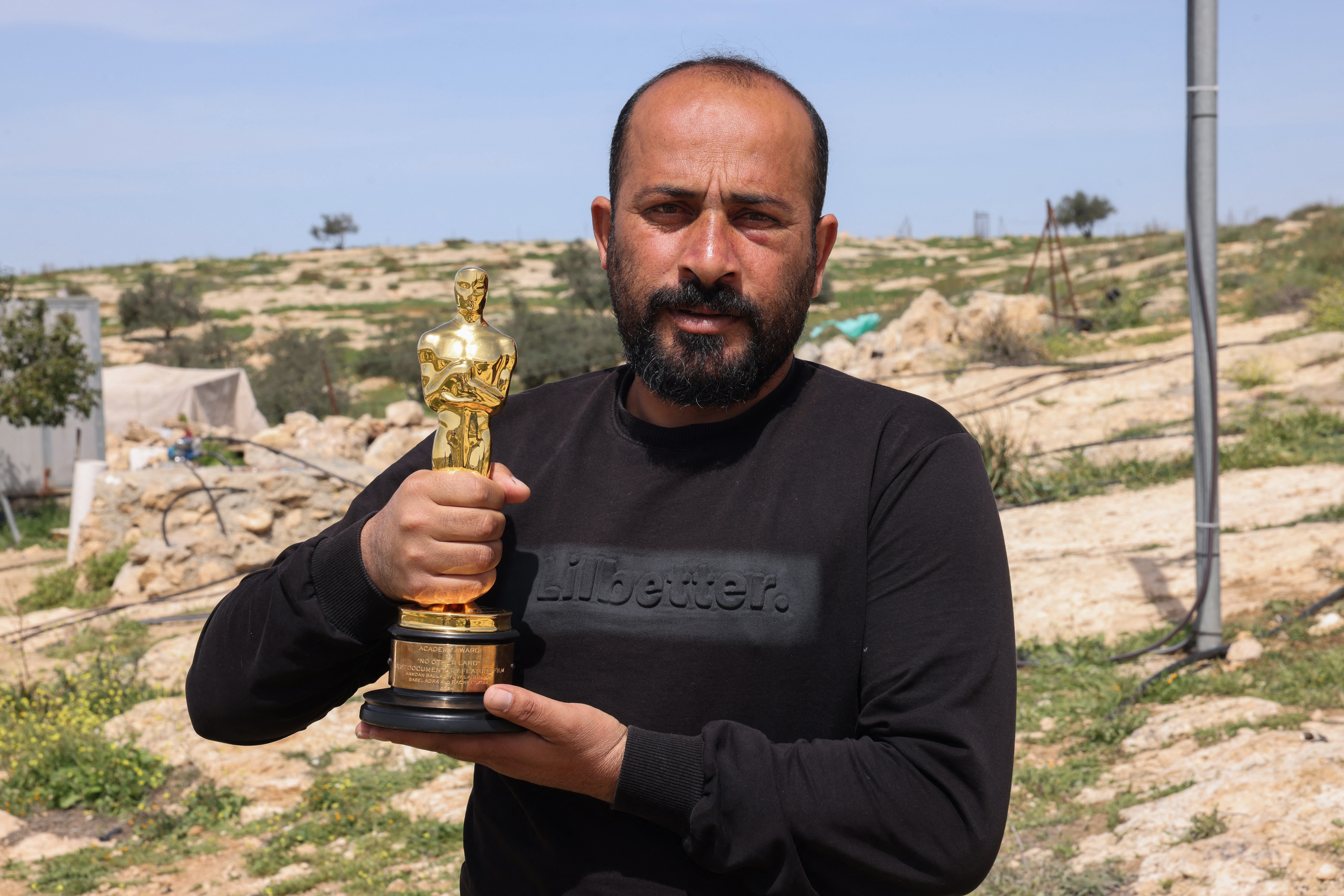 Palestinian filmmaker and Oscar winner for the documentary "No Other Land" Hamdan Ballal