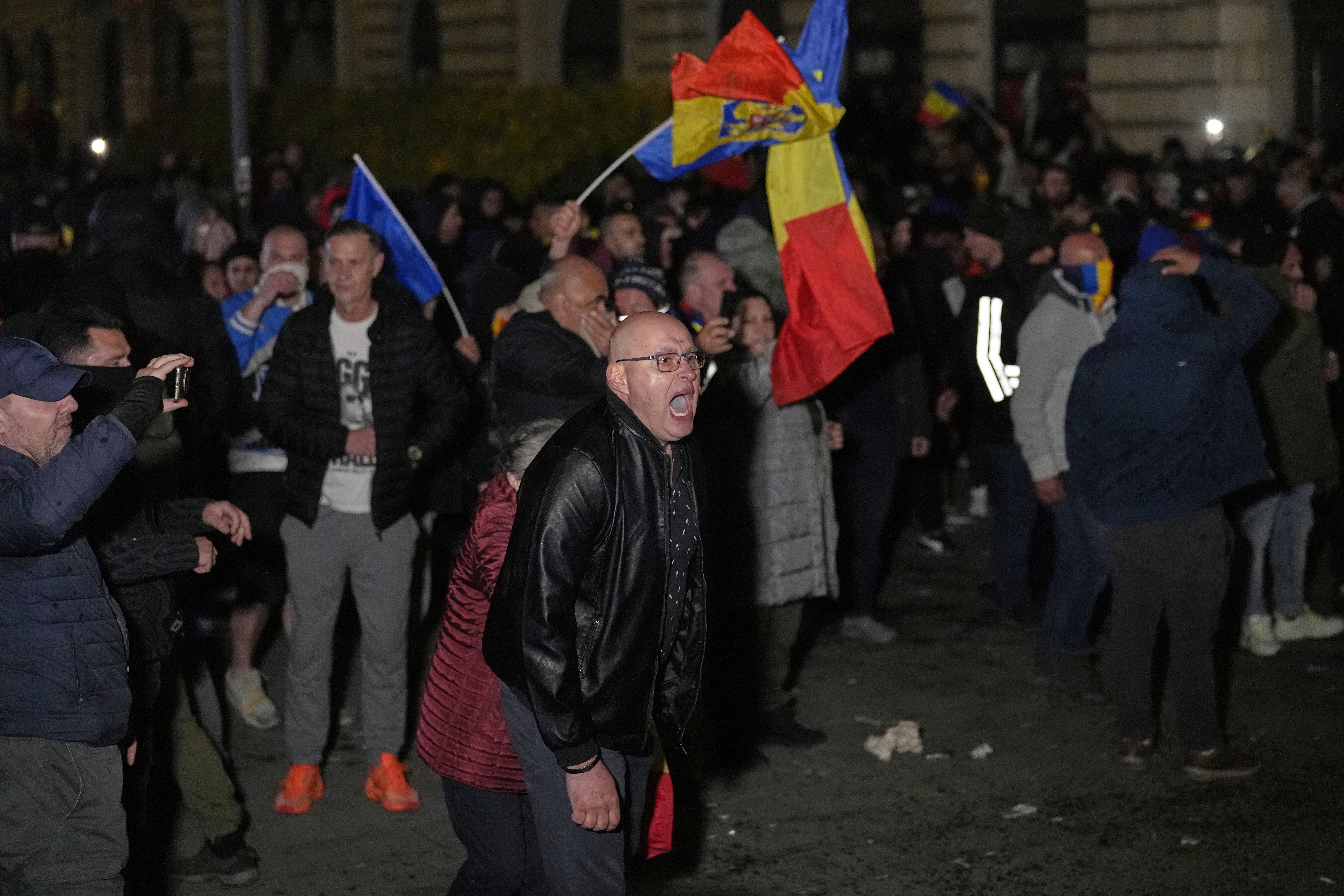 Romania Election Protest