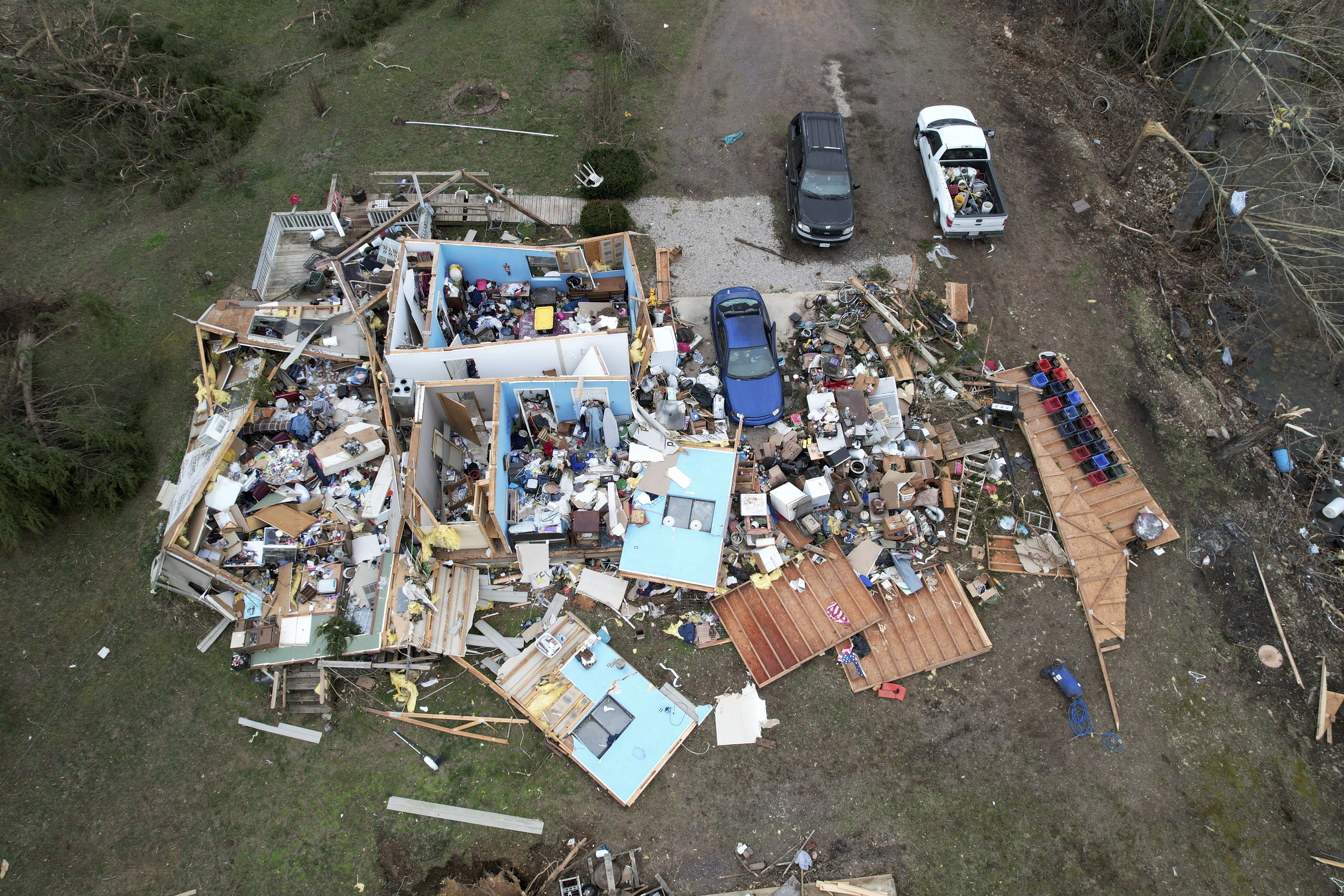 Severe weather system leaves trail of destruction across the US