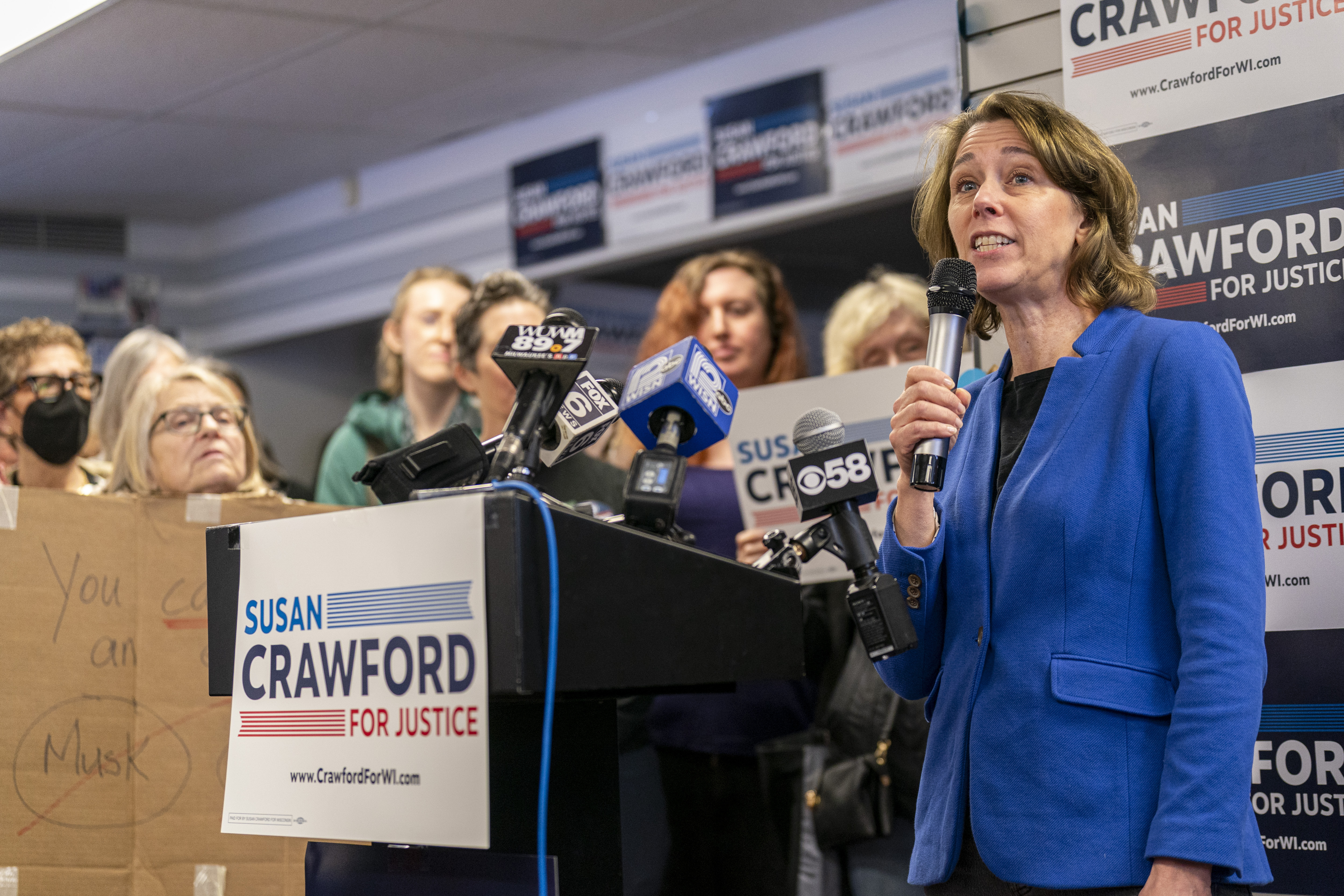 Wisconsin Supreme Court candidate Susan Crawford 