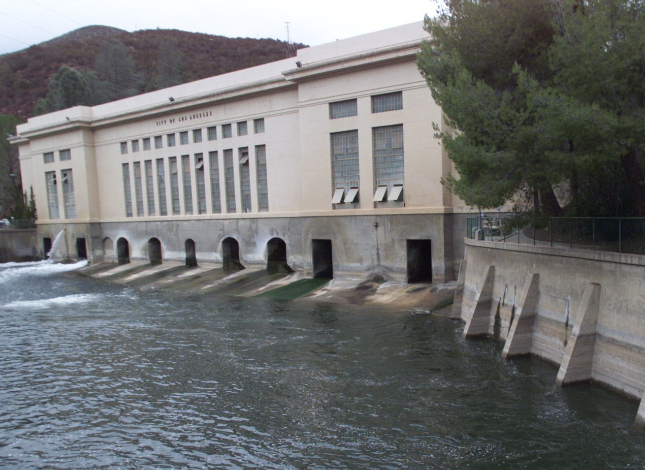Power House 1, built in 1917 above the St Francis Dam.