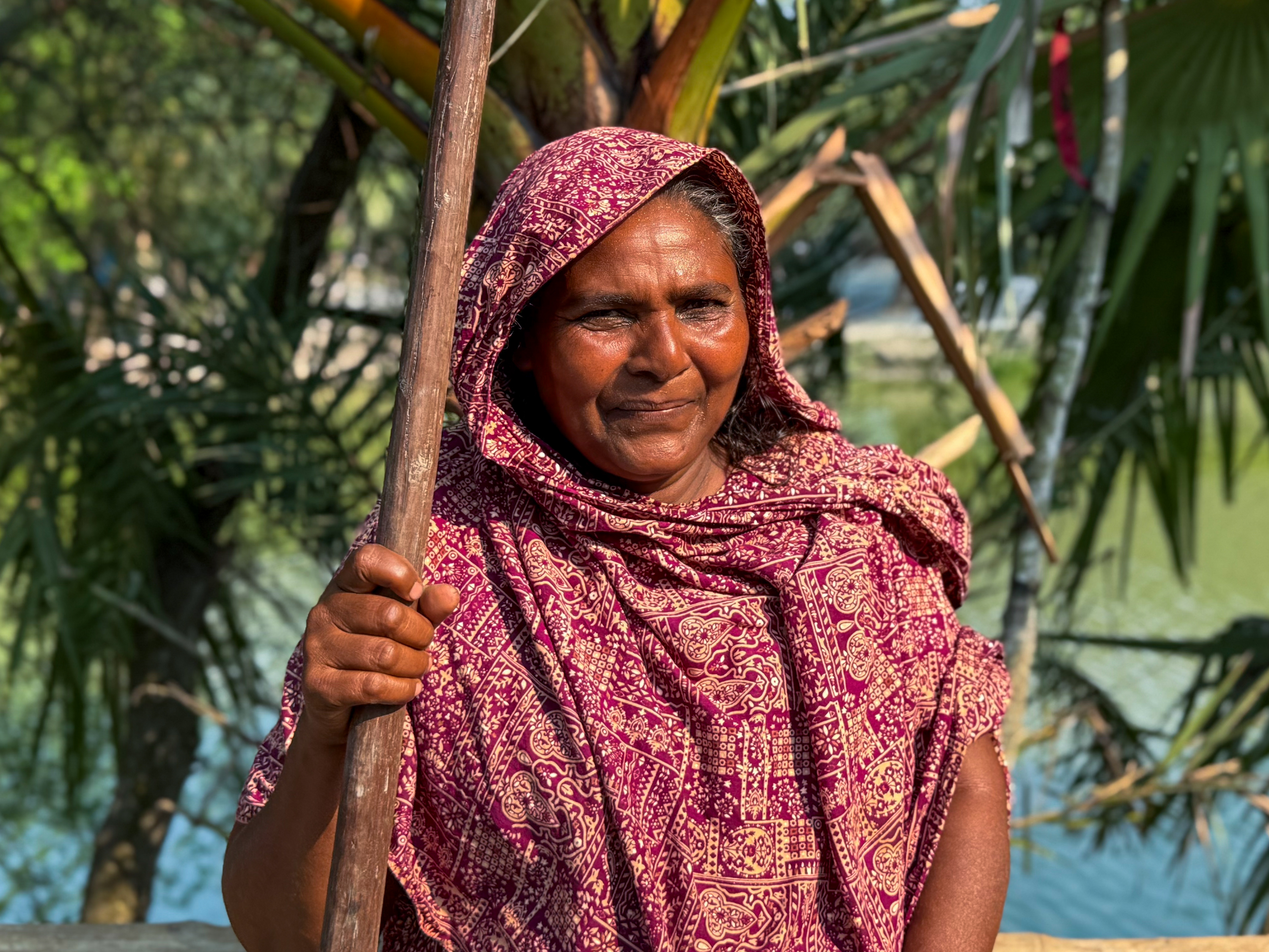 The fisherwoman of the Sundarbans - Mahfuza [Rubayet Mahmood/Al Jazeera]