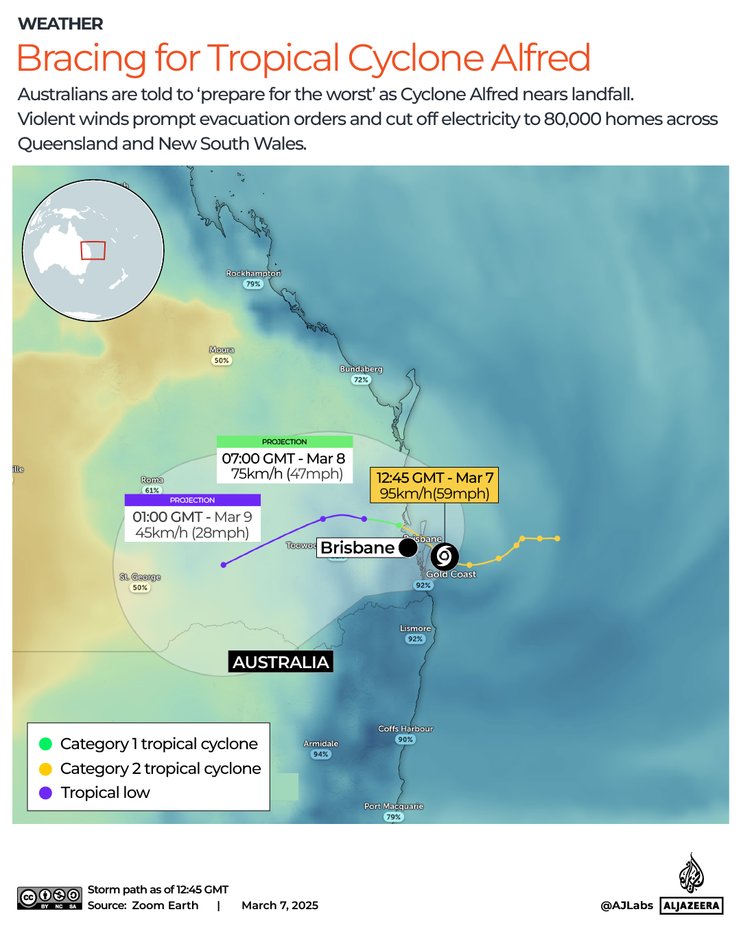 INTERACTIVE-AUSTRALIA-CYCLONE-ALFRED - MARCH6 - 2024_2_INTERACTIVE-Tracking Tropical Cyclone Alfred -MAR6-2025-1741358363