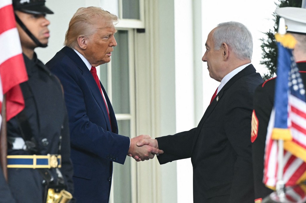 Donald Trump and Benjamin Netanyahu