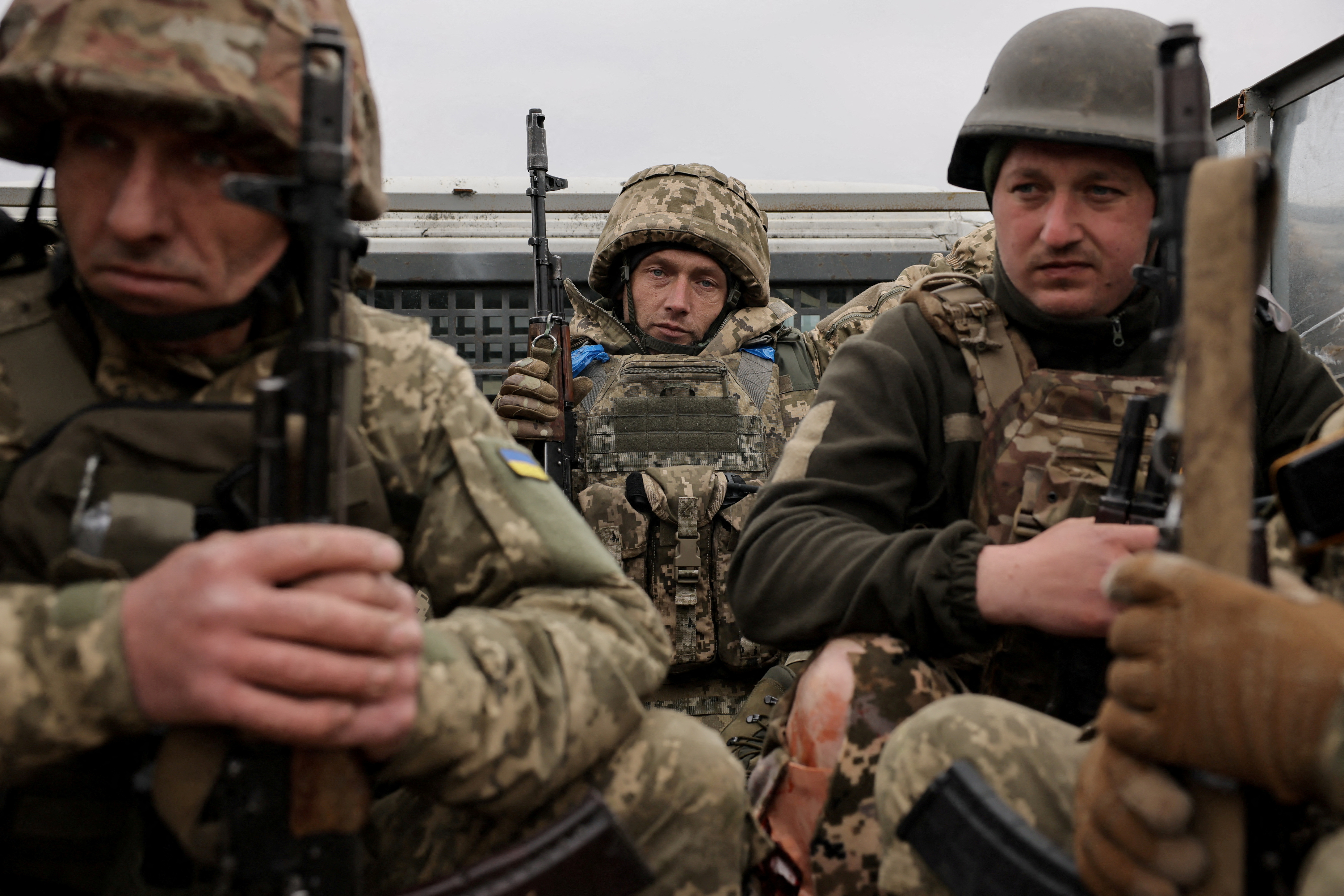 Servicemen of 24th Mechanized Brigade named after King Danylo of the Ukrainian Armed Forces attend a training, amid Russia's attack on Ukraine, in an undisclosed location in the east of Ukraine March 29, 2025. Oleg Petrasiuk/Press Service of the 24th King Danylo Separate Mechanized Brigade of the Ukrainian Armed Forces/Handout via REUTERS ATTENTION EDITORS - THIS IMAGE HAS BEEN SUPPLIED BY A THIRD PARTY.