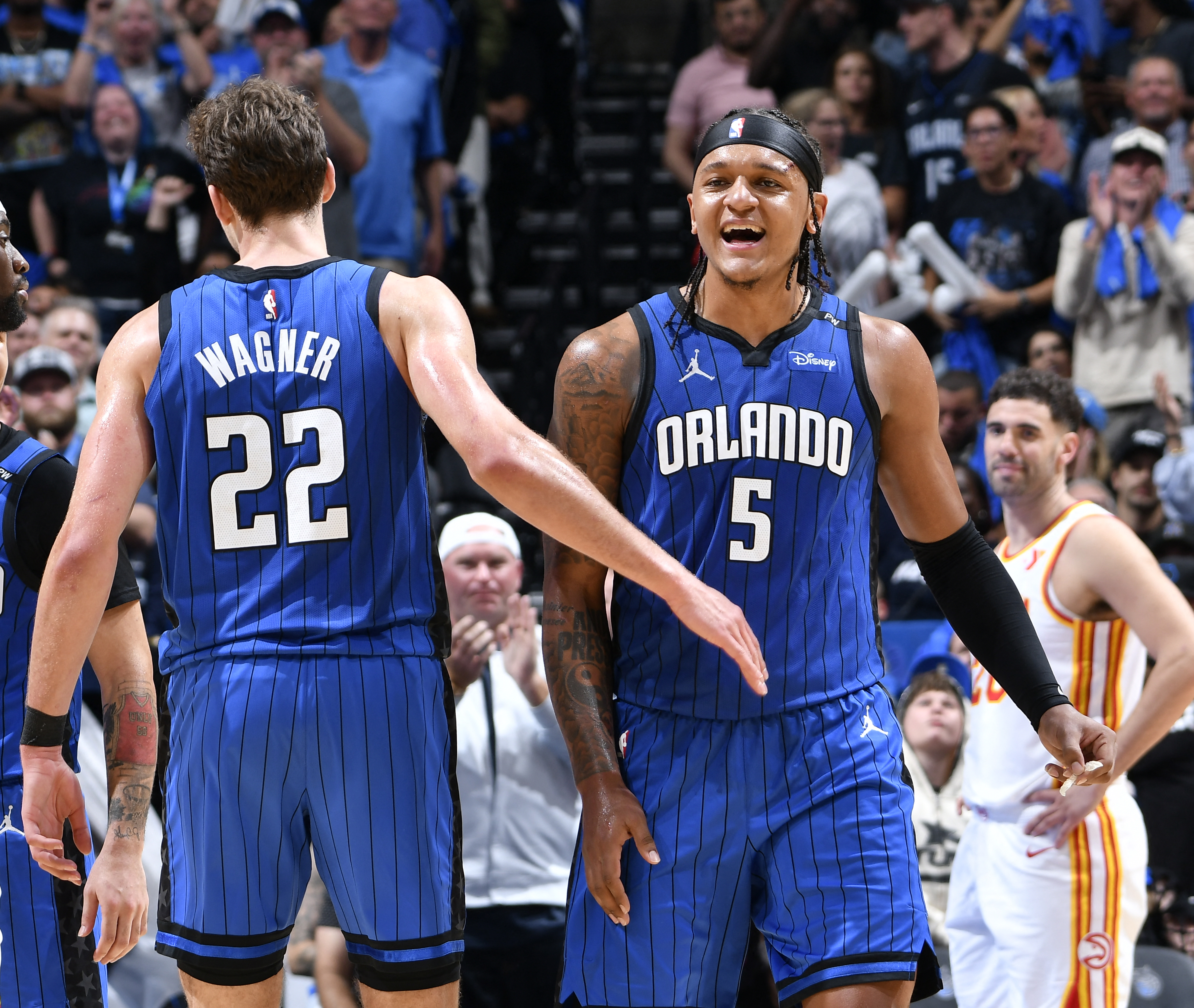 Paolo Banchero reacts.