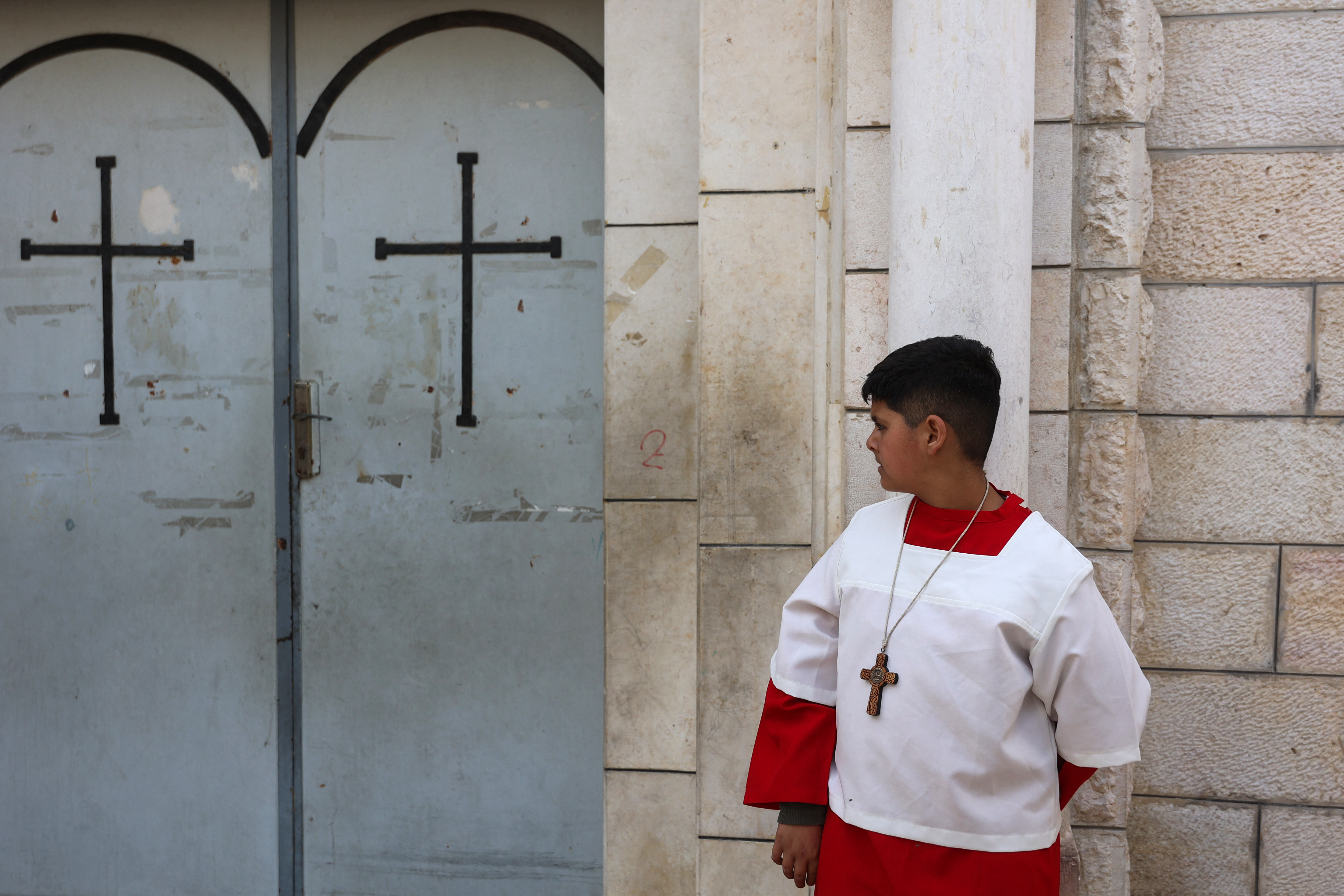 Gaza Christians mourn Pope's death