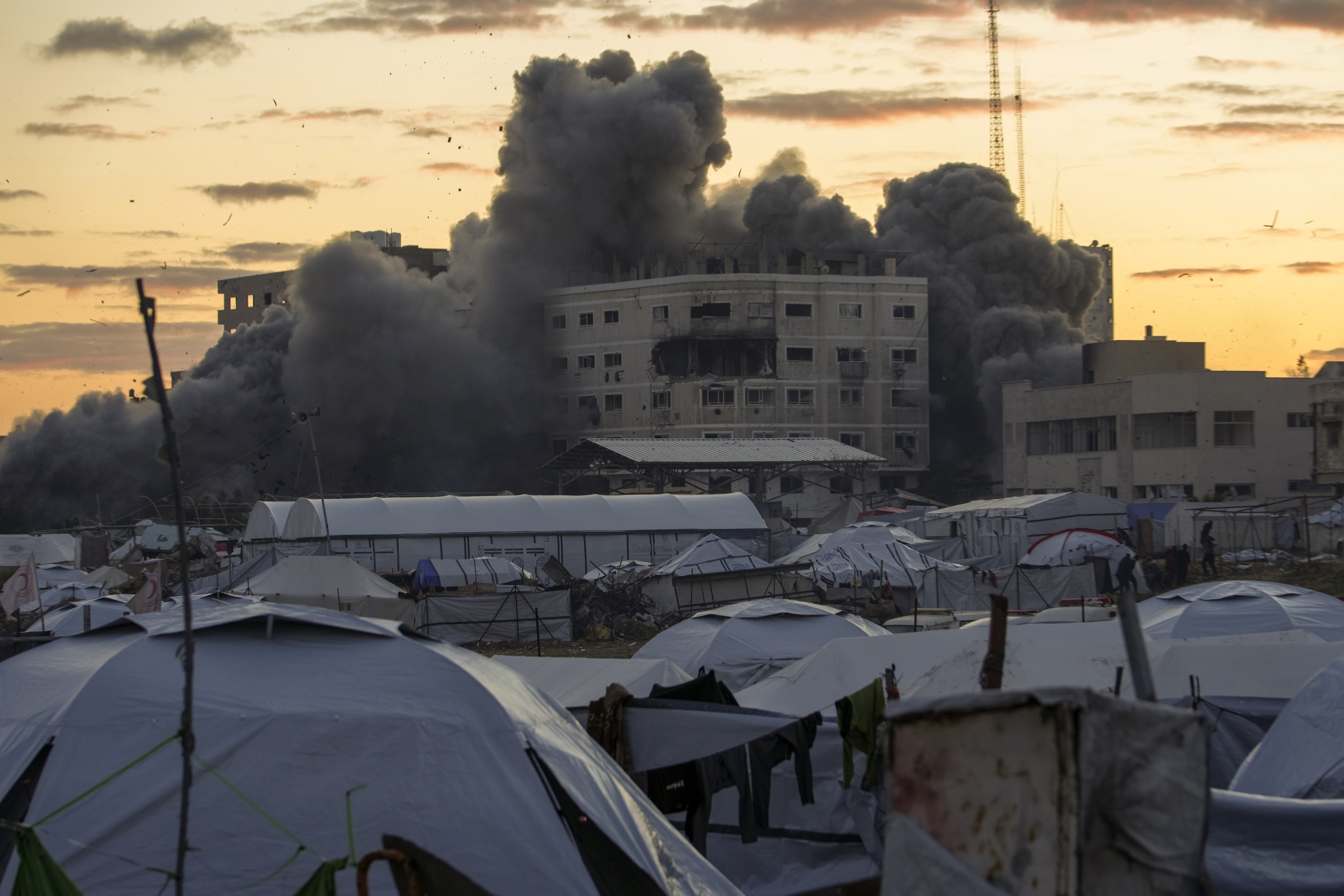 Families flee with few belongings as Gaza's shelters overflow, leaving many without tents or essential supplies.