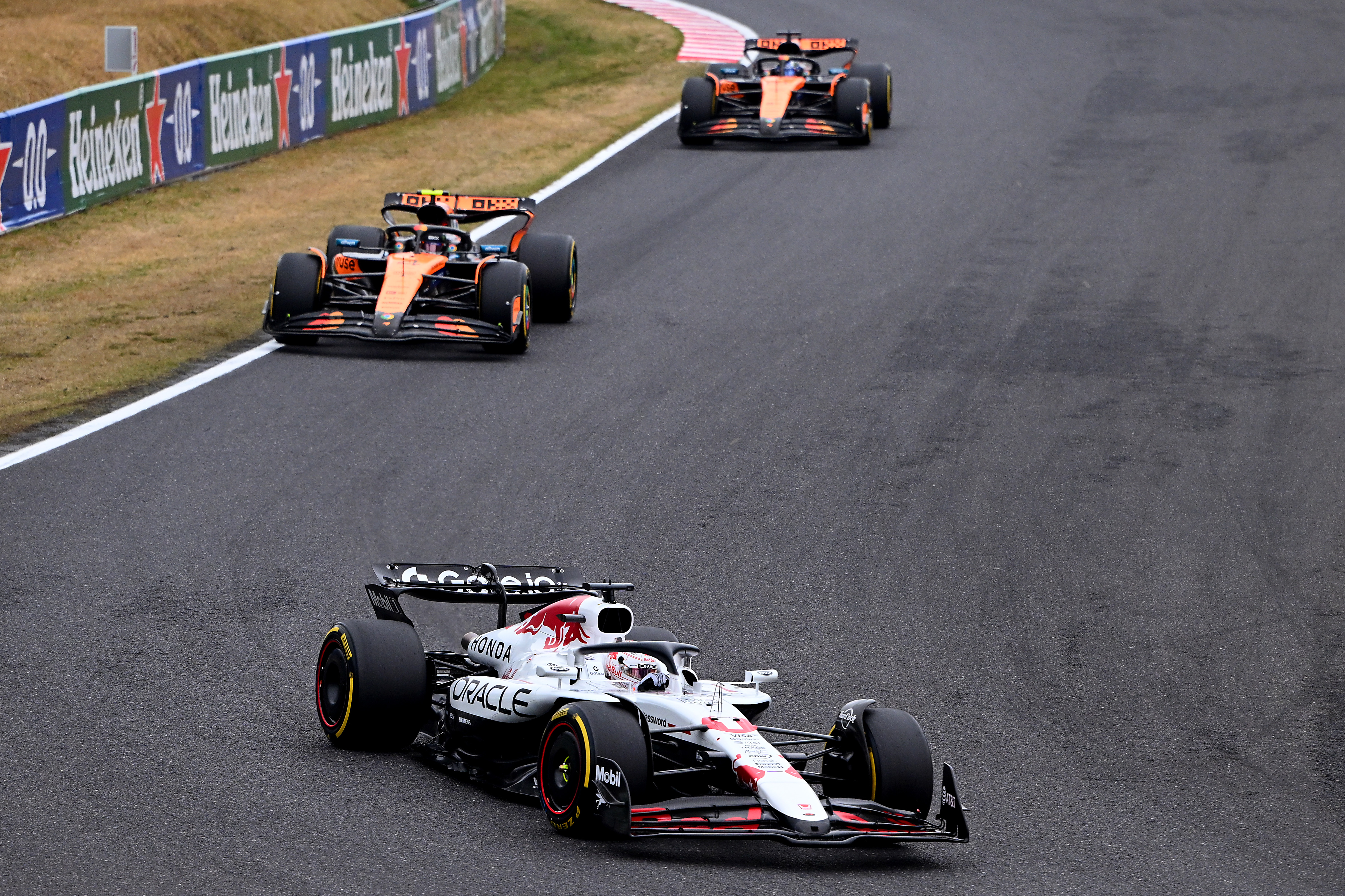 Max Verstappen in action.