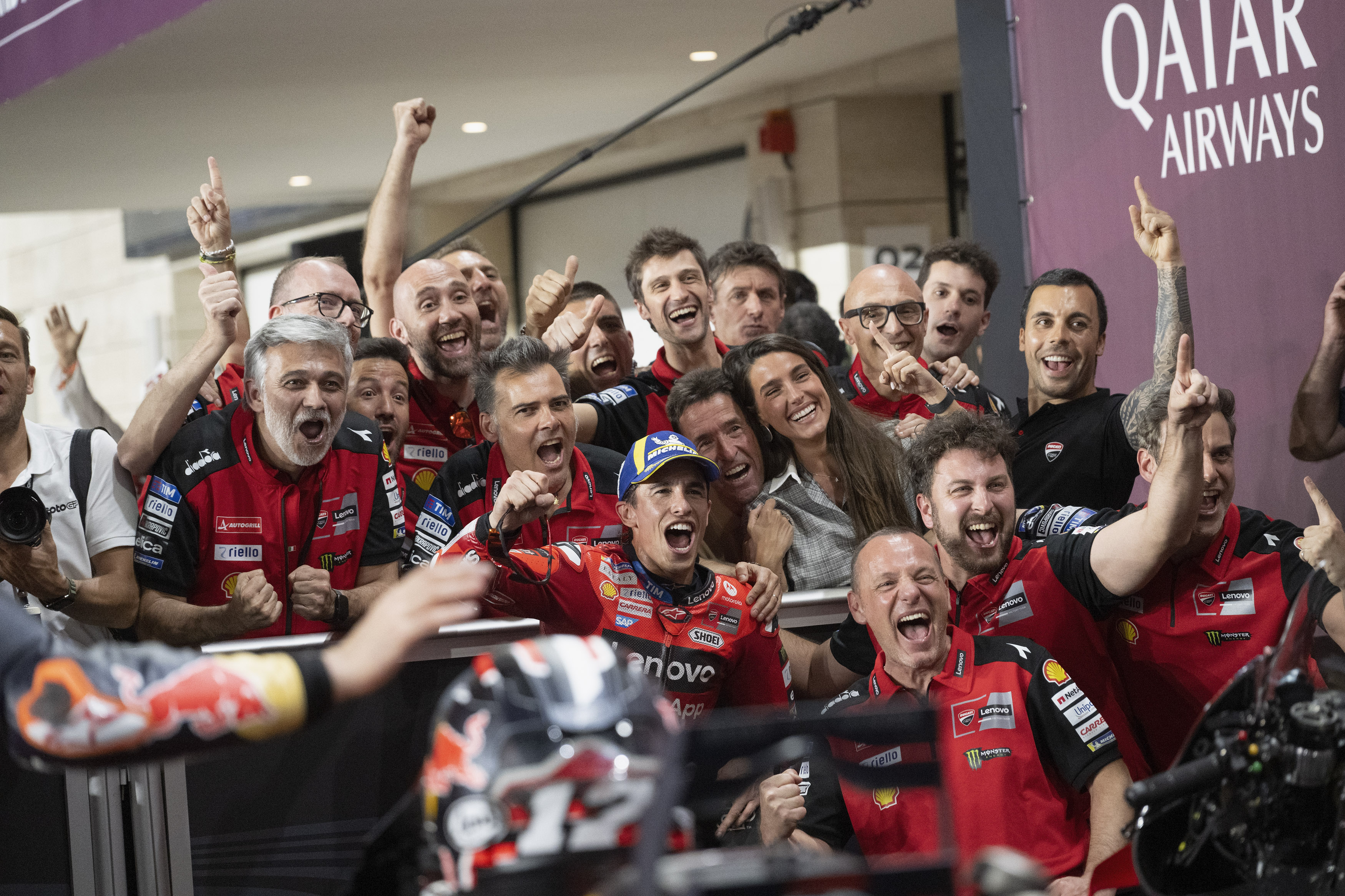 Marc Marquex reacts.