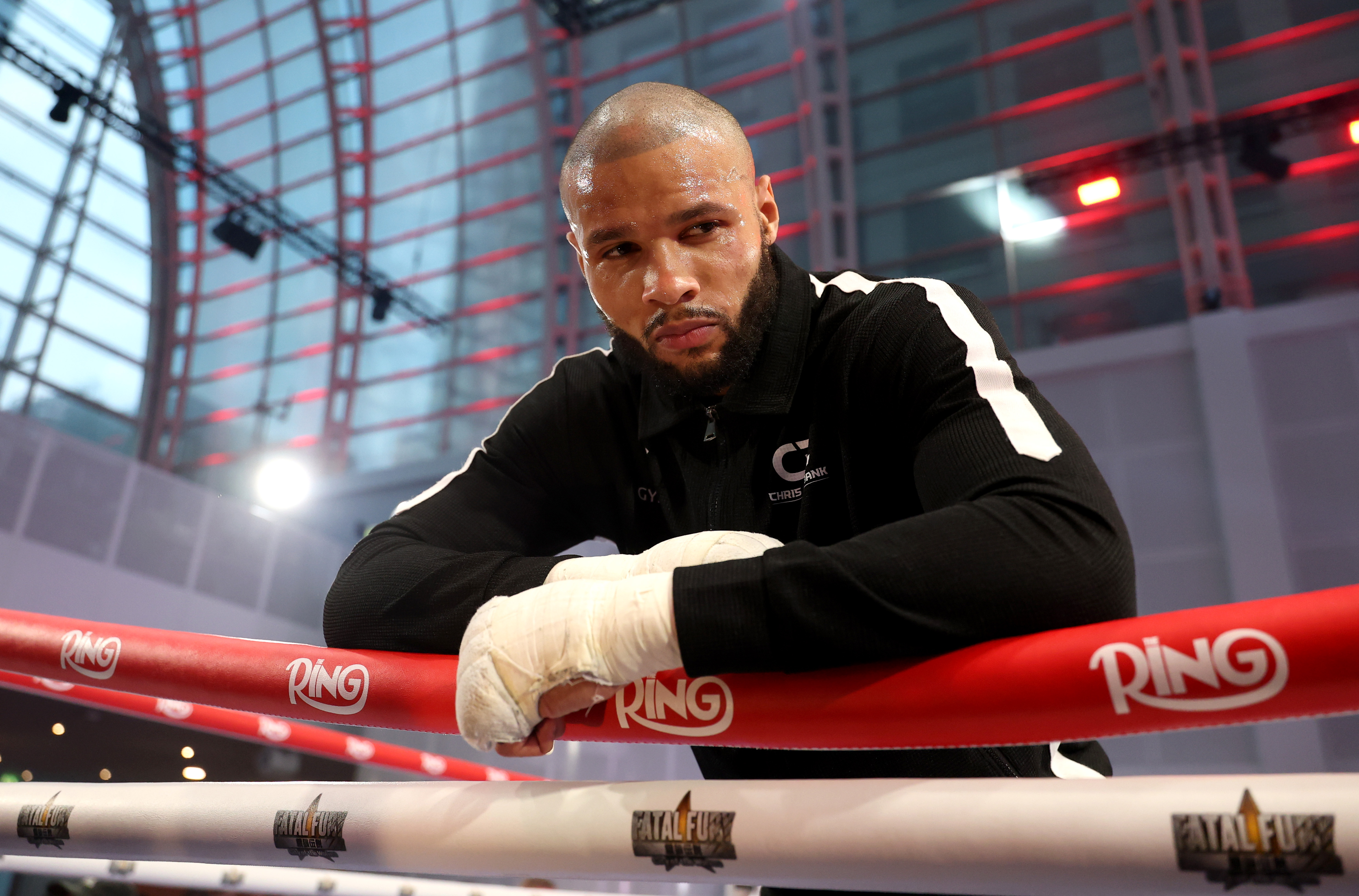 LONDON, ENGLAND - APRIL 23: Chris Eubank Jr poses for a photo ahead of the Middleweight fight between Chris Eubank Jr and Conor Benn during a media workout as part of Fatal Fury: City of the Wolves - Chris Eubank Jr v Conor Benn at The Pelligon on April 23, 2025 in London, England. (Photo by Richard Pelham/Getty Images)