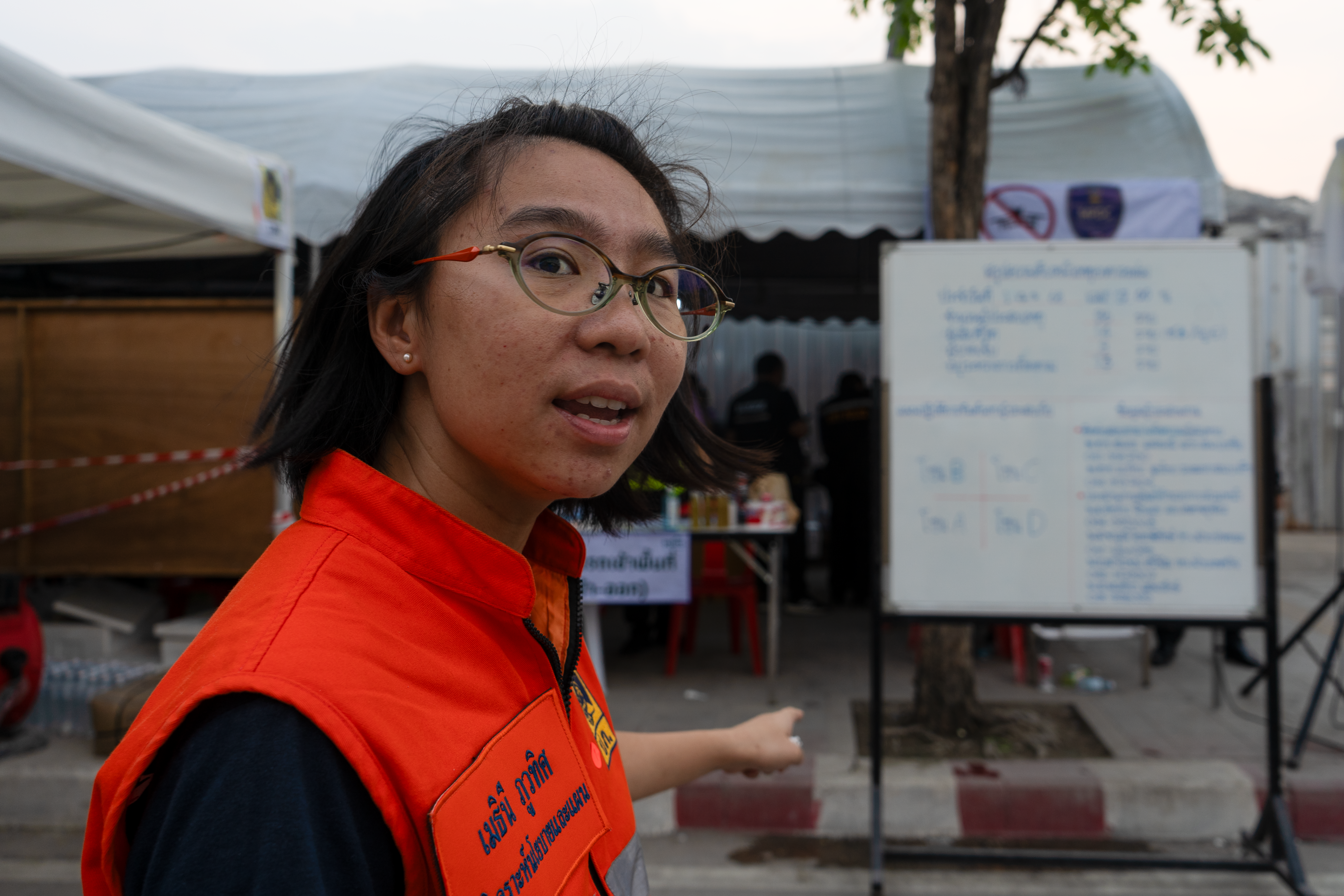 Methinee Phoovatis Outside Bangkok Collapse Site (1)-1745573786