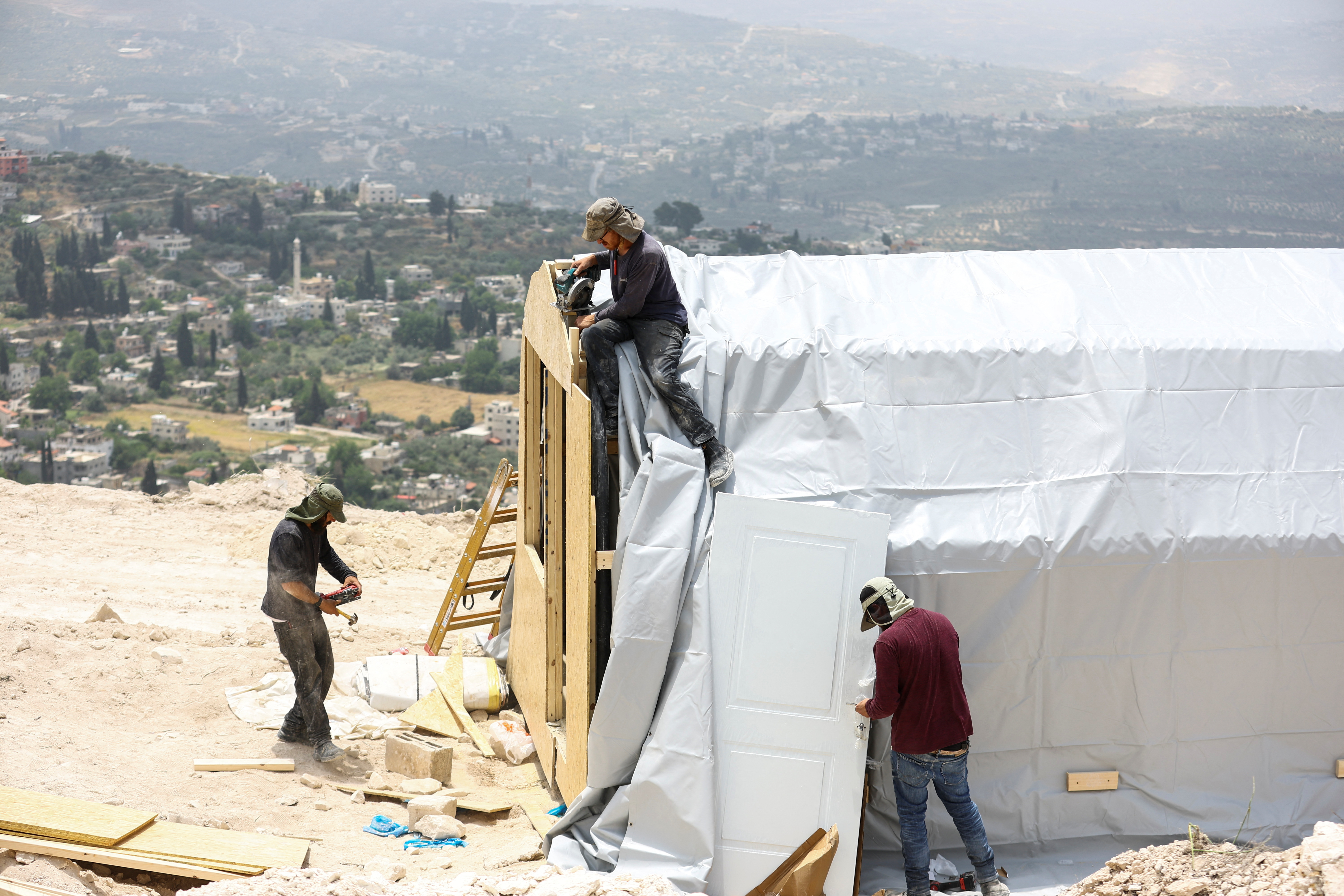 Homesh in the Israeli-occupied West Bank