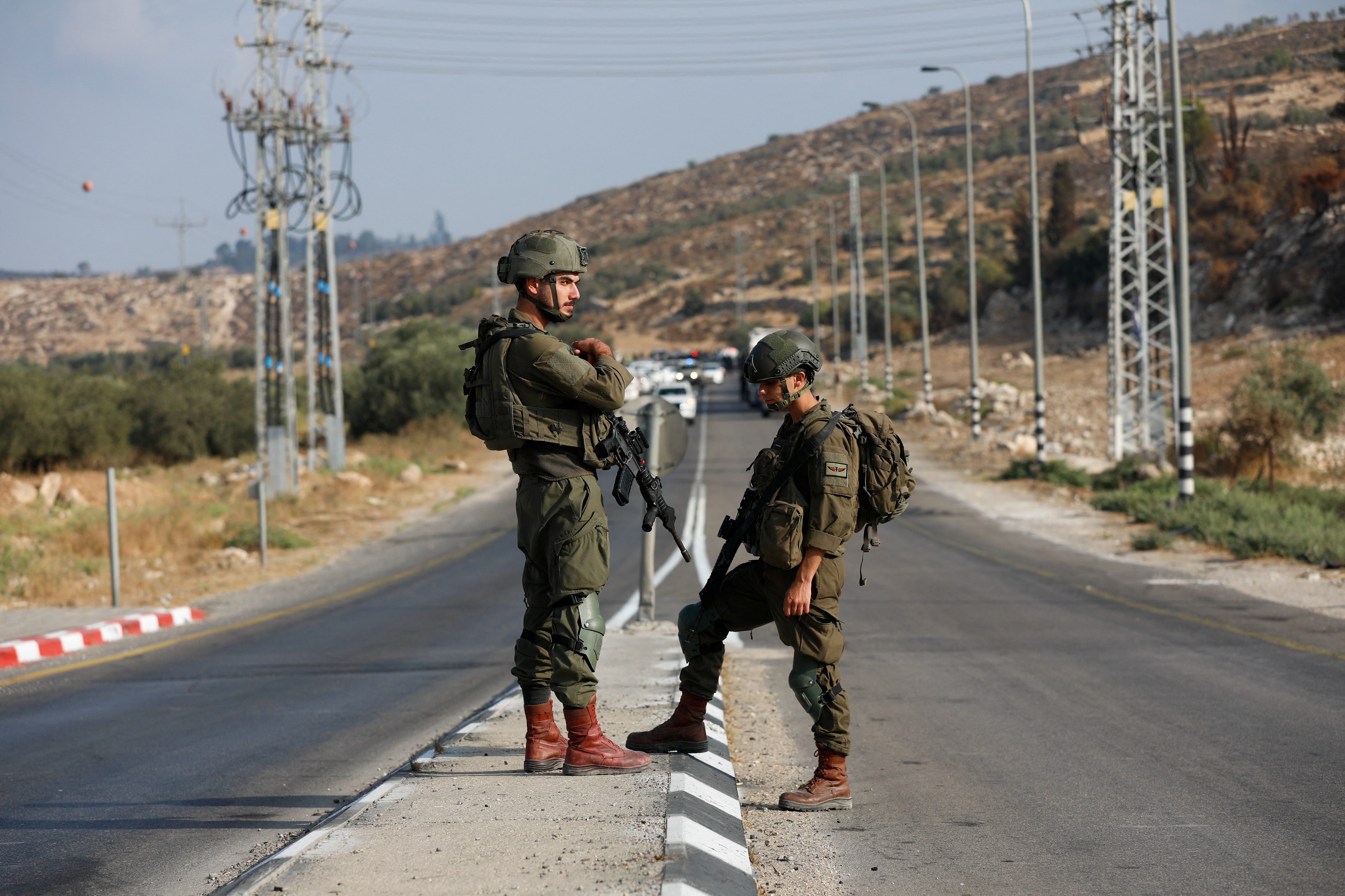 Israeli soldiers in Hebron