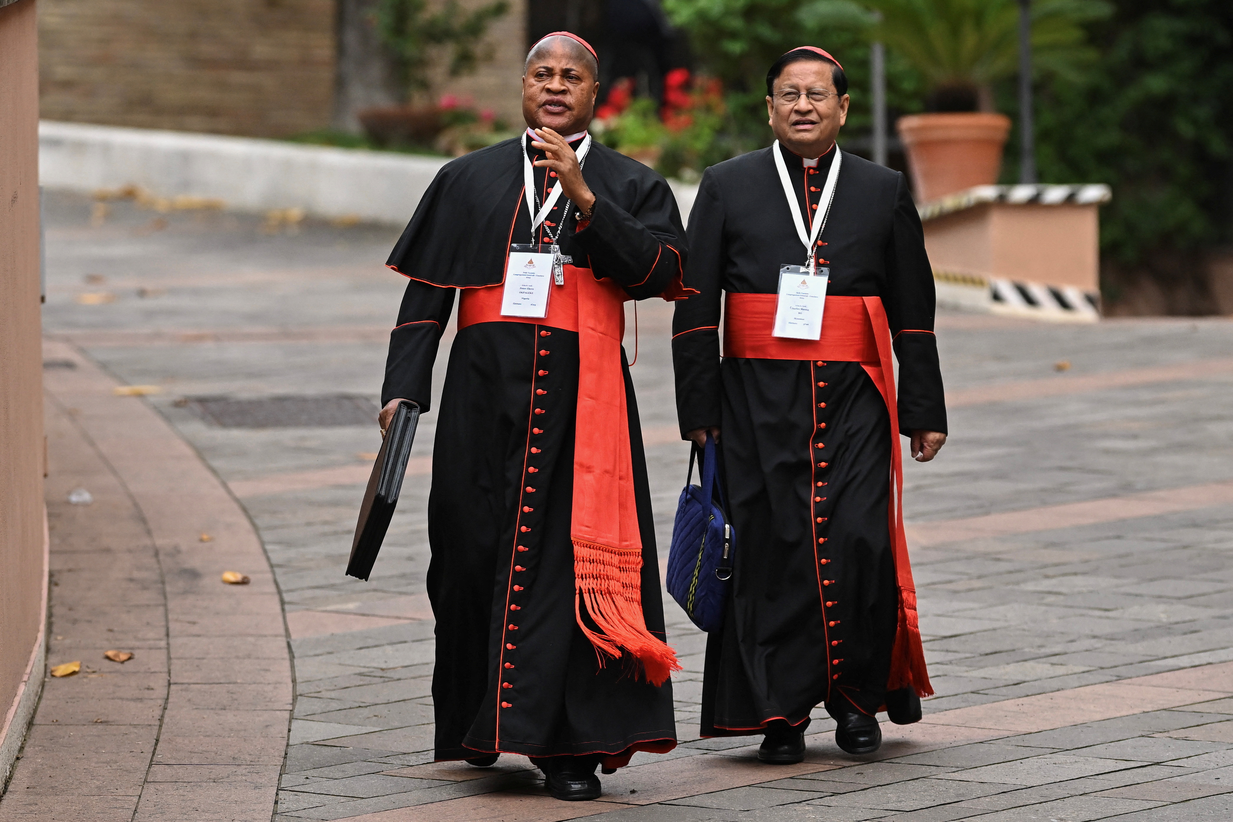 Cardinals Peter Ebere Okpaleke and Charles Maung