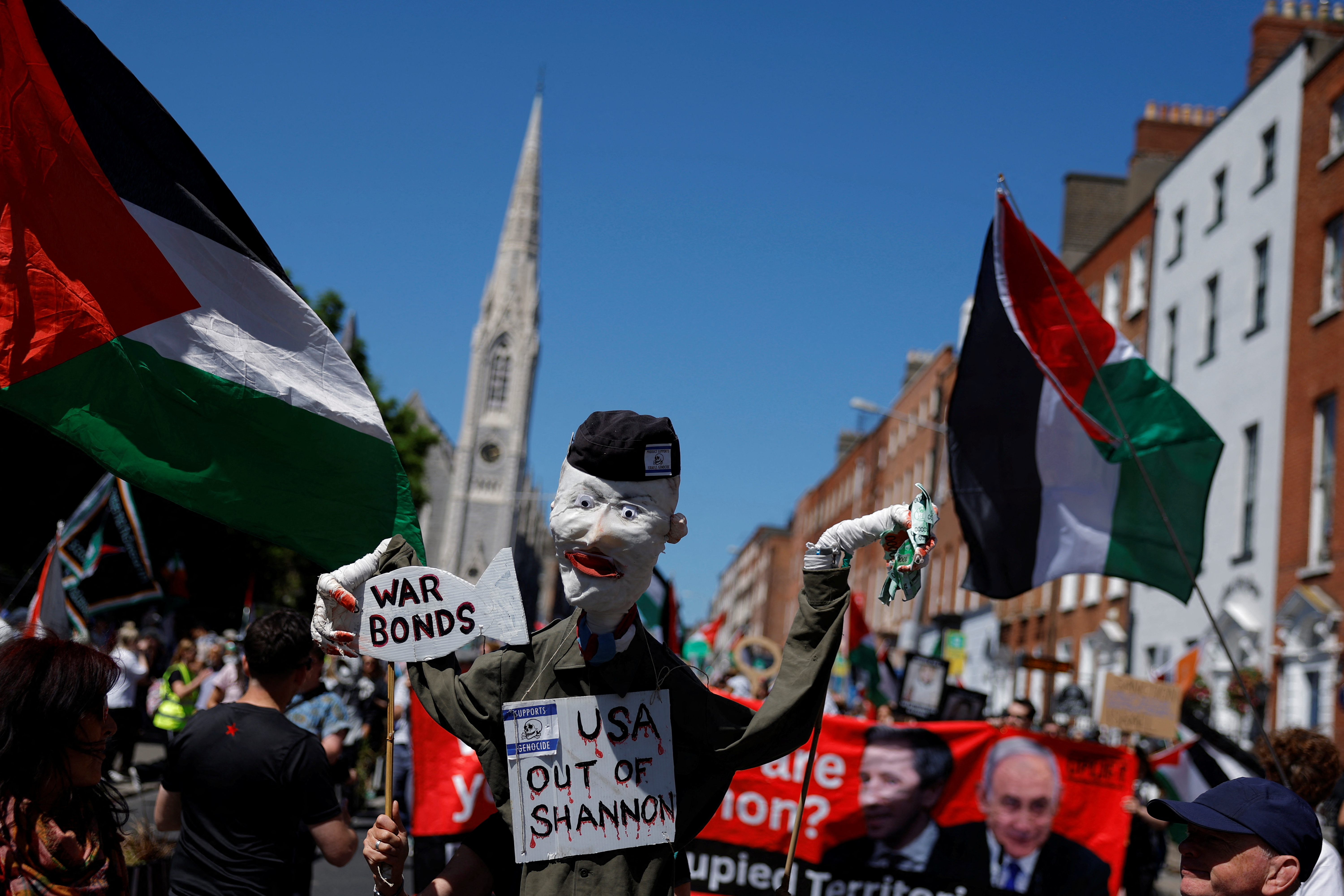 Pro-Palestinian protests around the world to mark the anniversary of Nakba