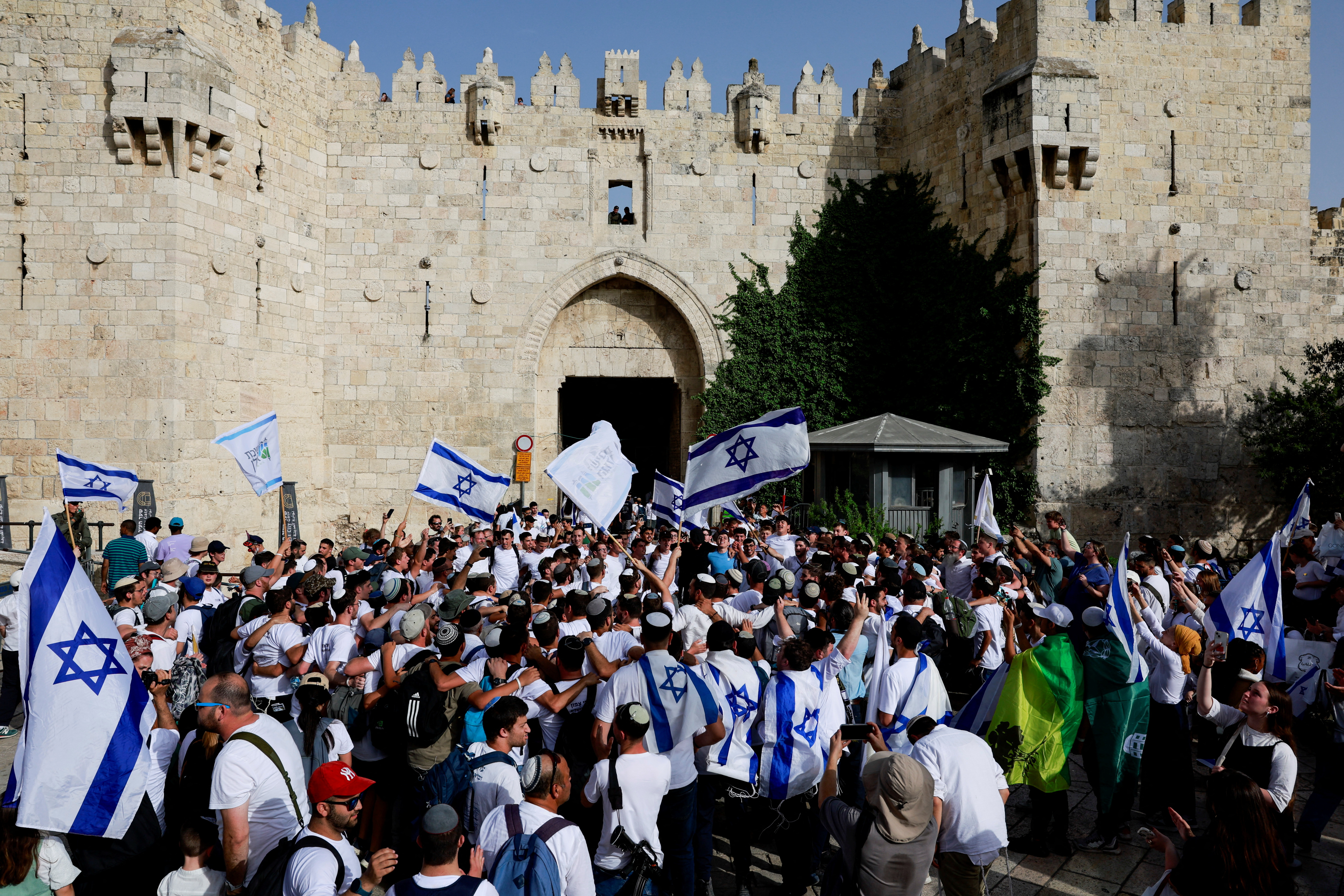 ISRAEL-PALESTINIANS/JERUSALEM DAY-MARCH