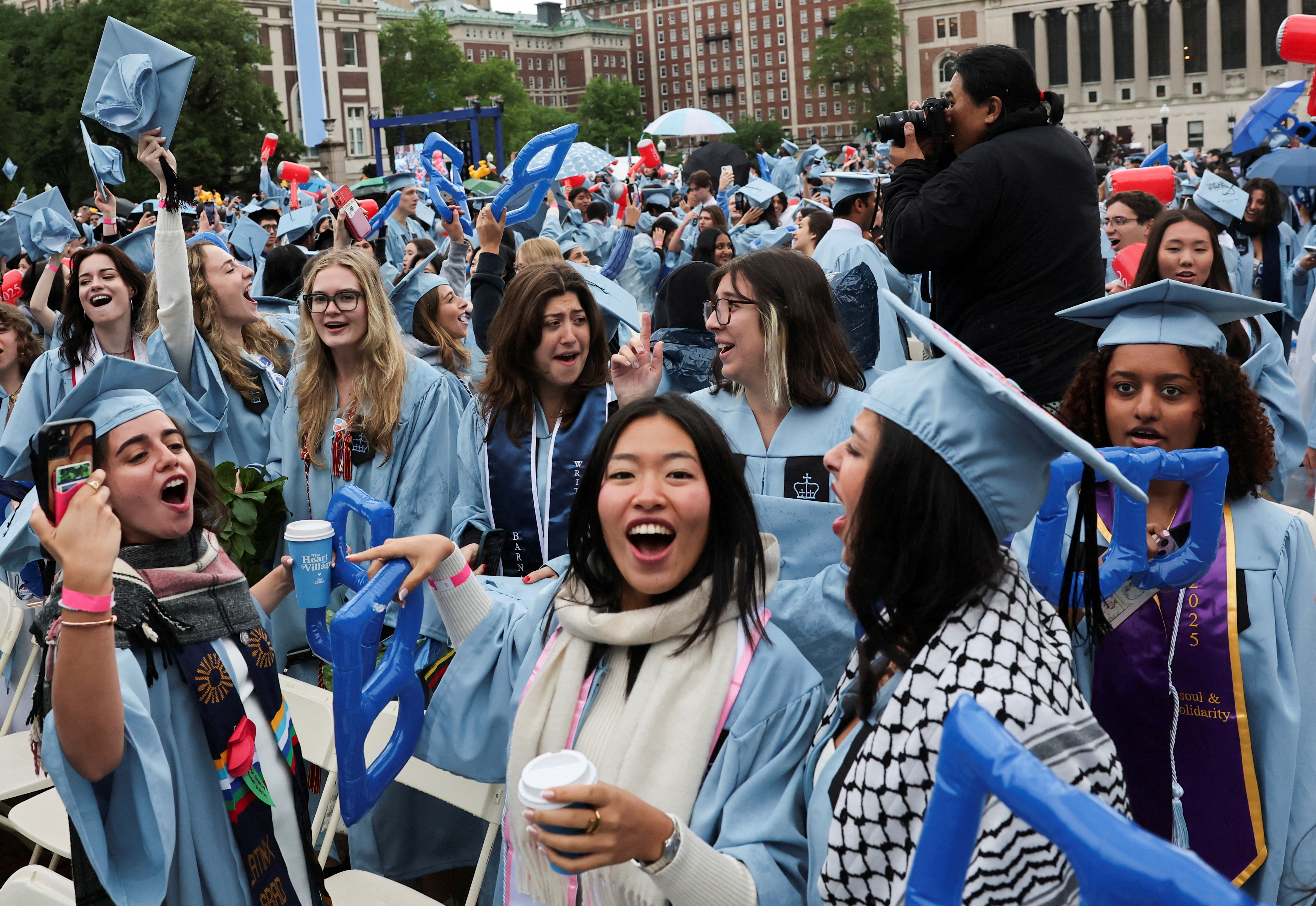 Columbia students china