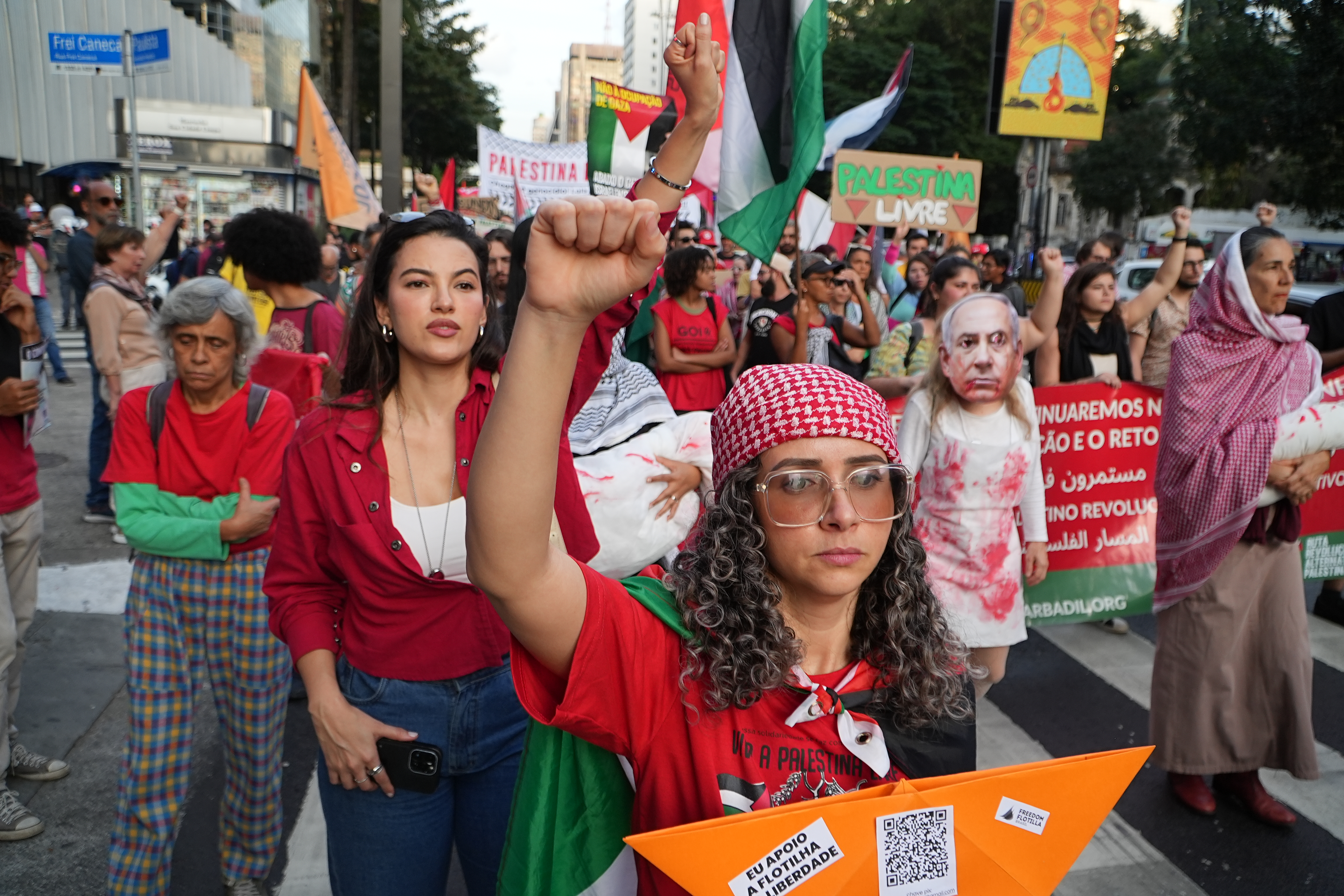Pro-Palestinian protests around the world to mark the anniversary of Nakba