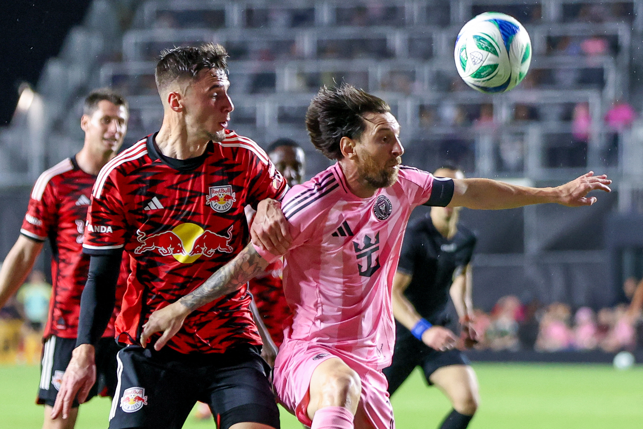 Lionel Messi in action.