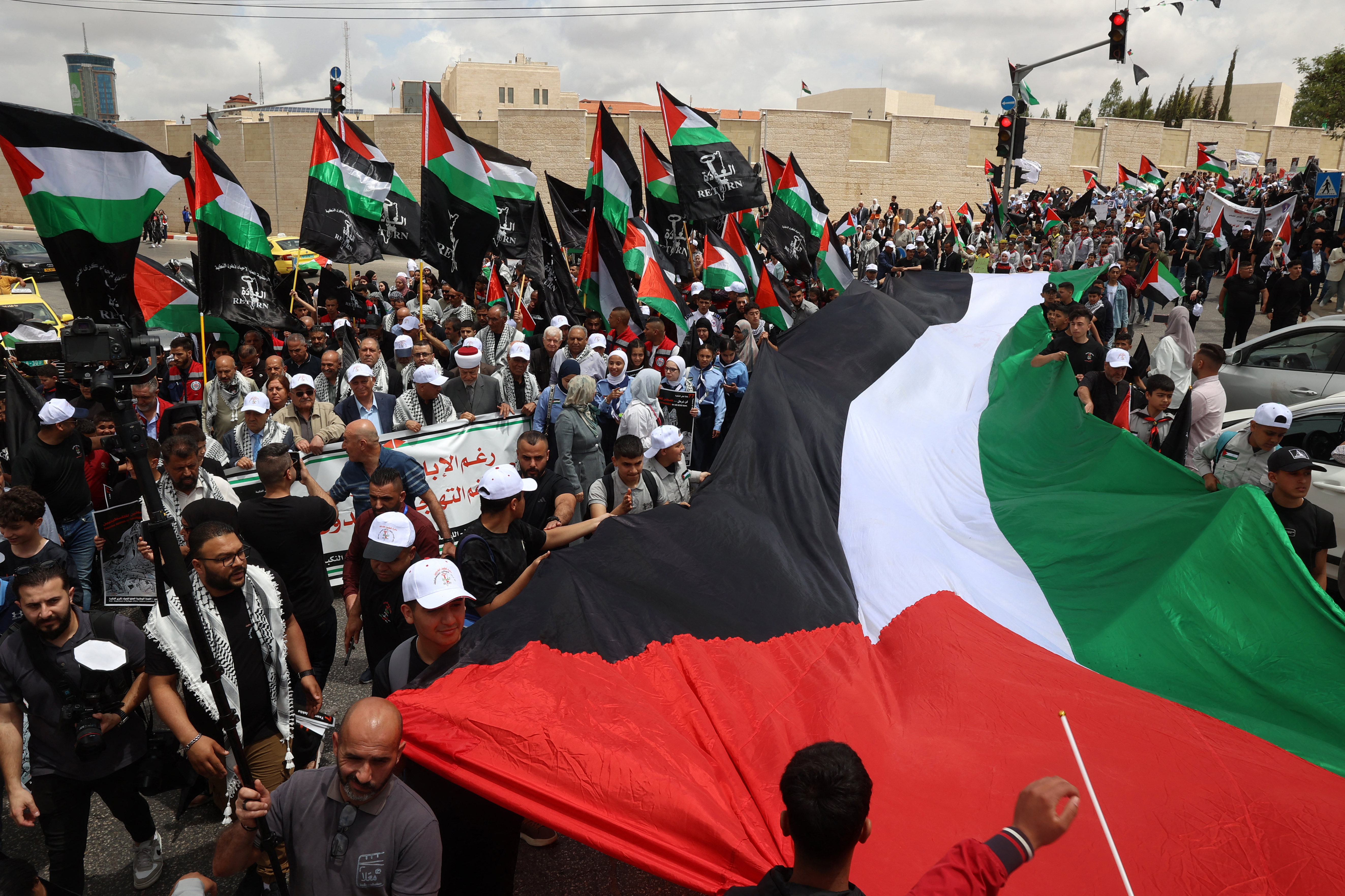 Palestinians mark Nakba amid mass displacement in Gaza and West Bank