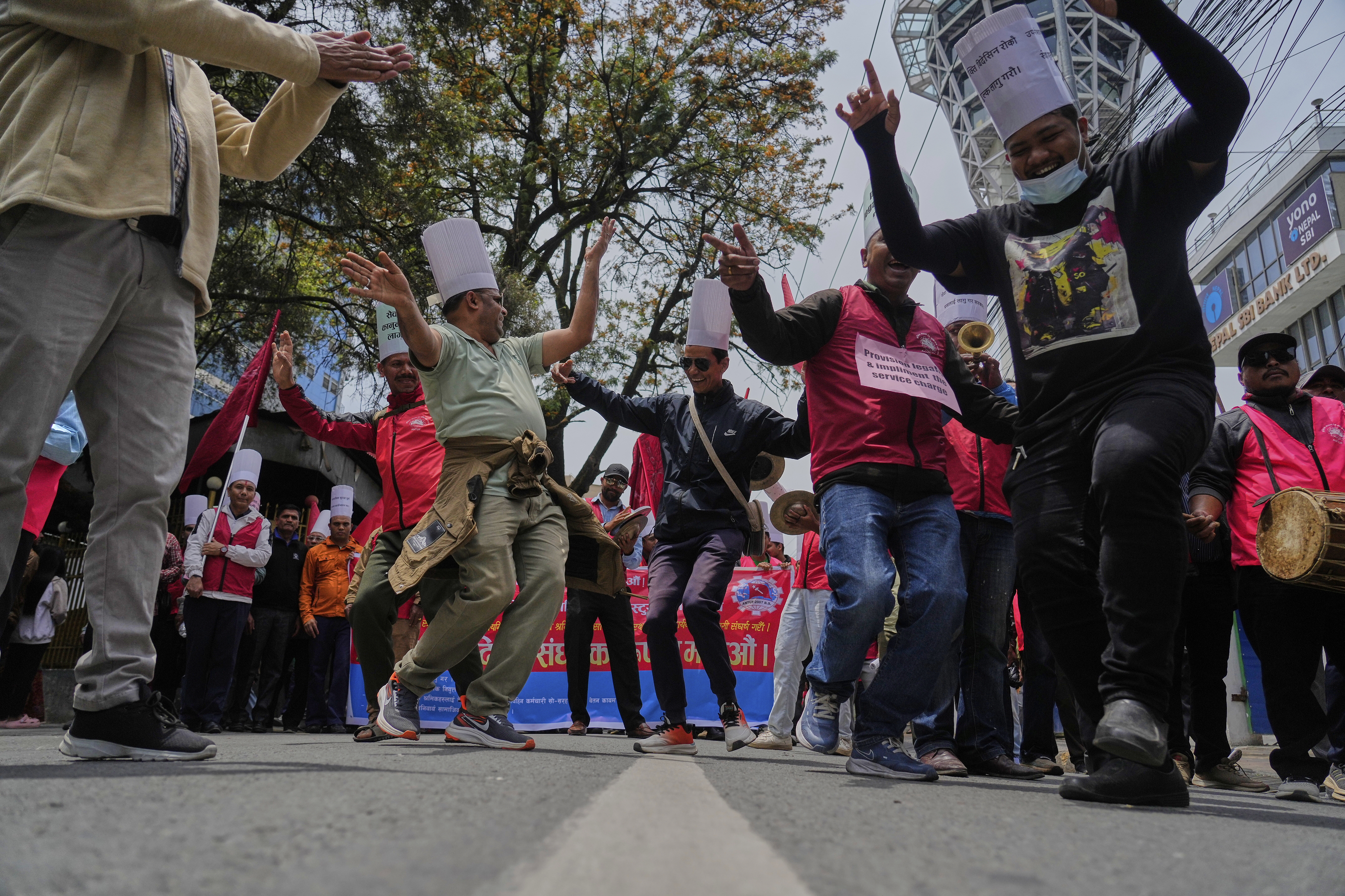 workers observe May Day with marches and demonstrations