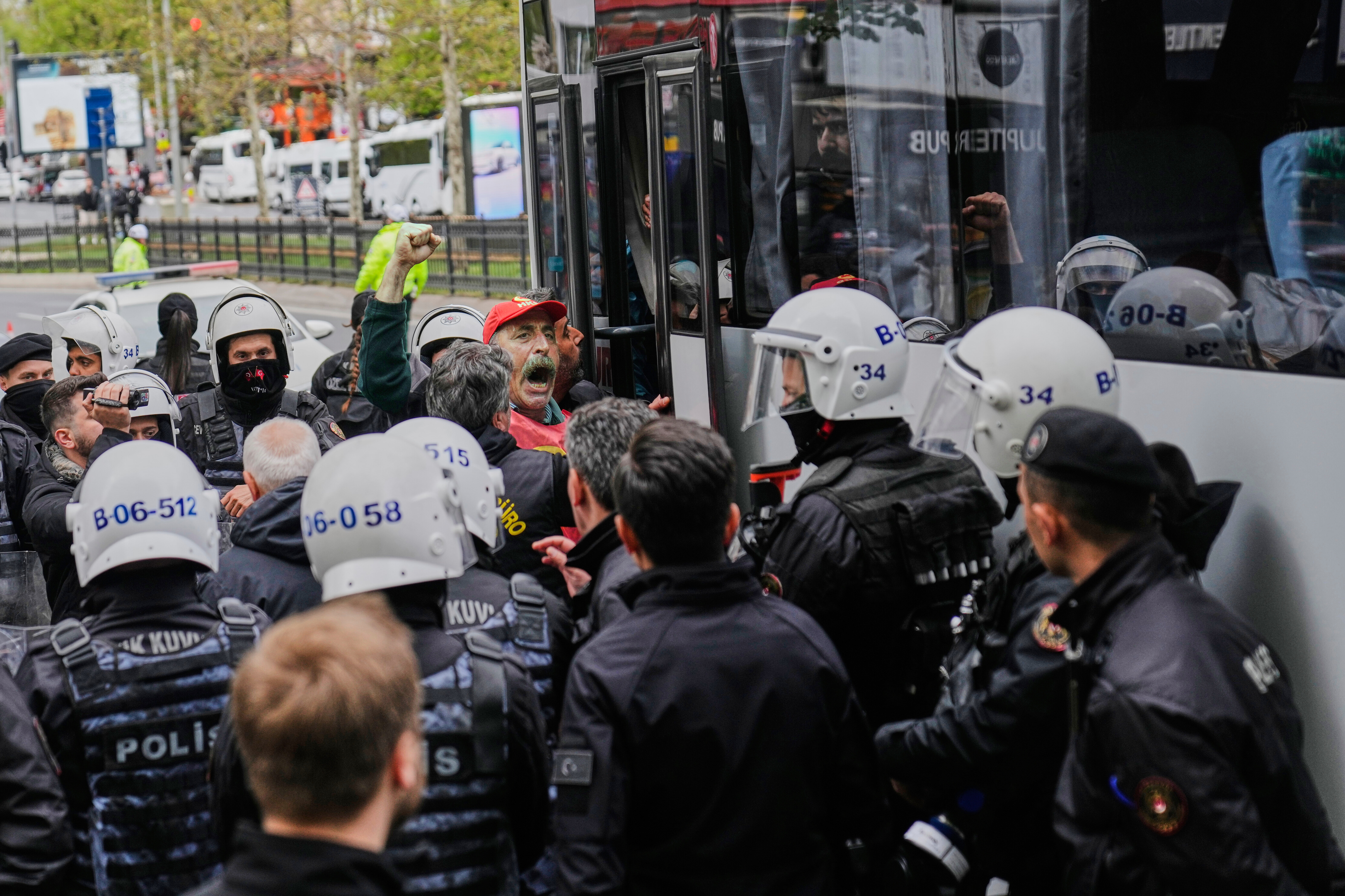 Workers observe May Day with marches and demonstrations