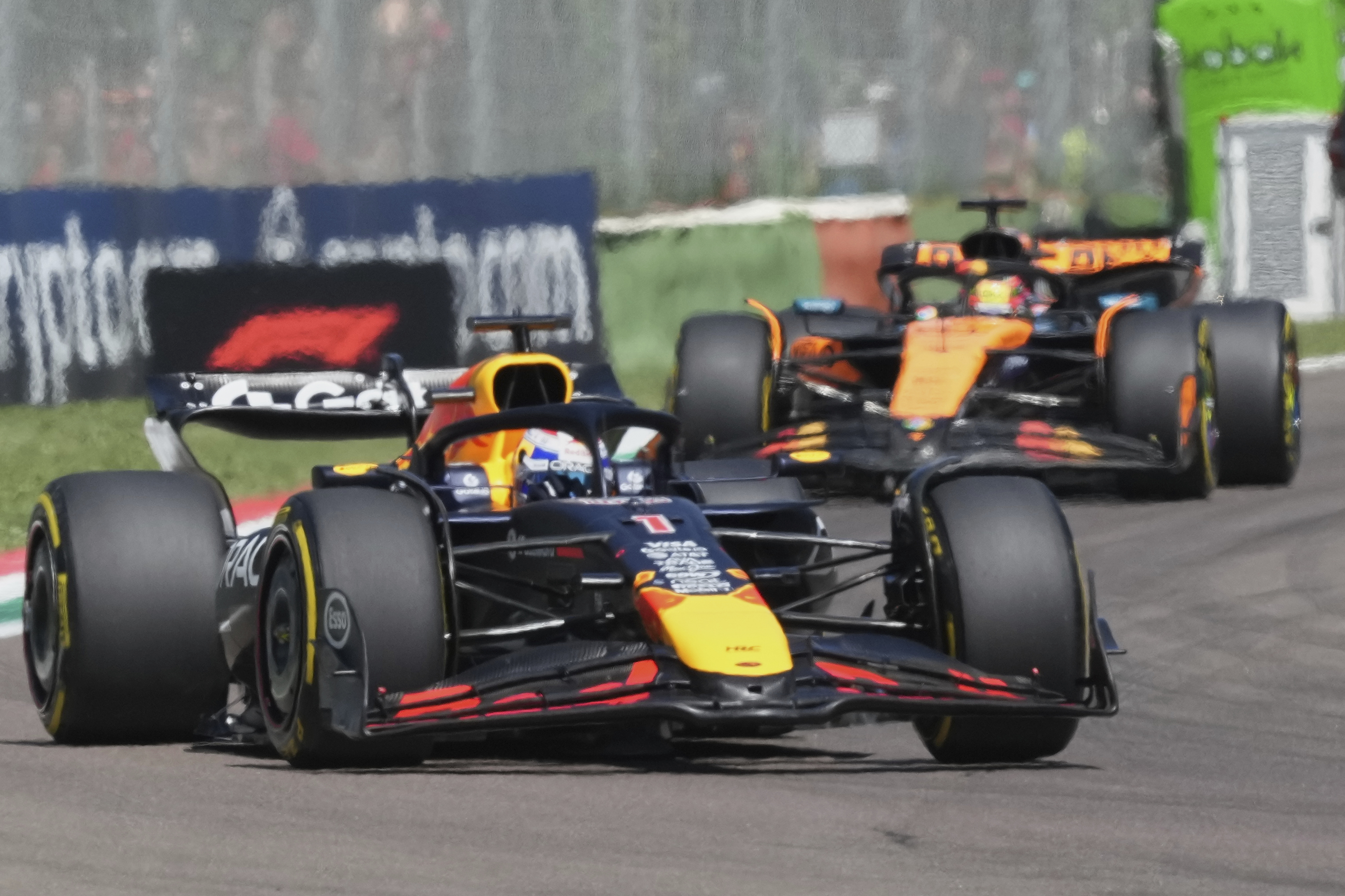Max Verstappen in action.