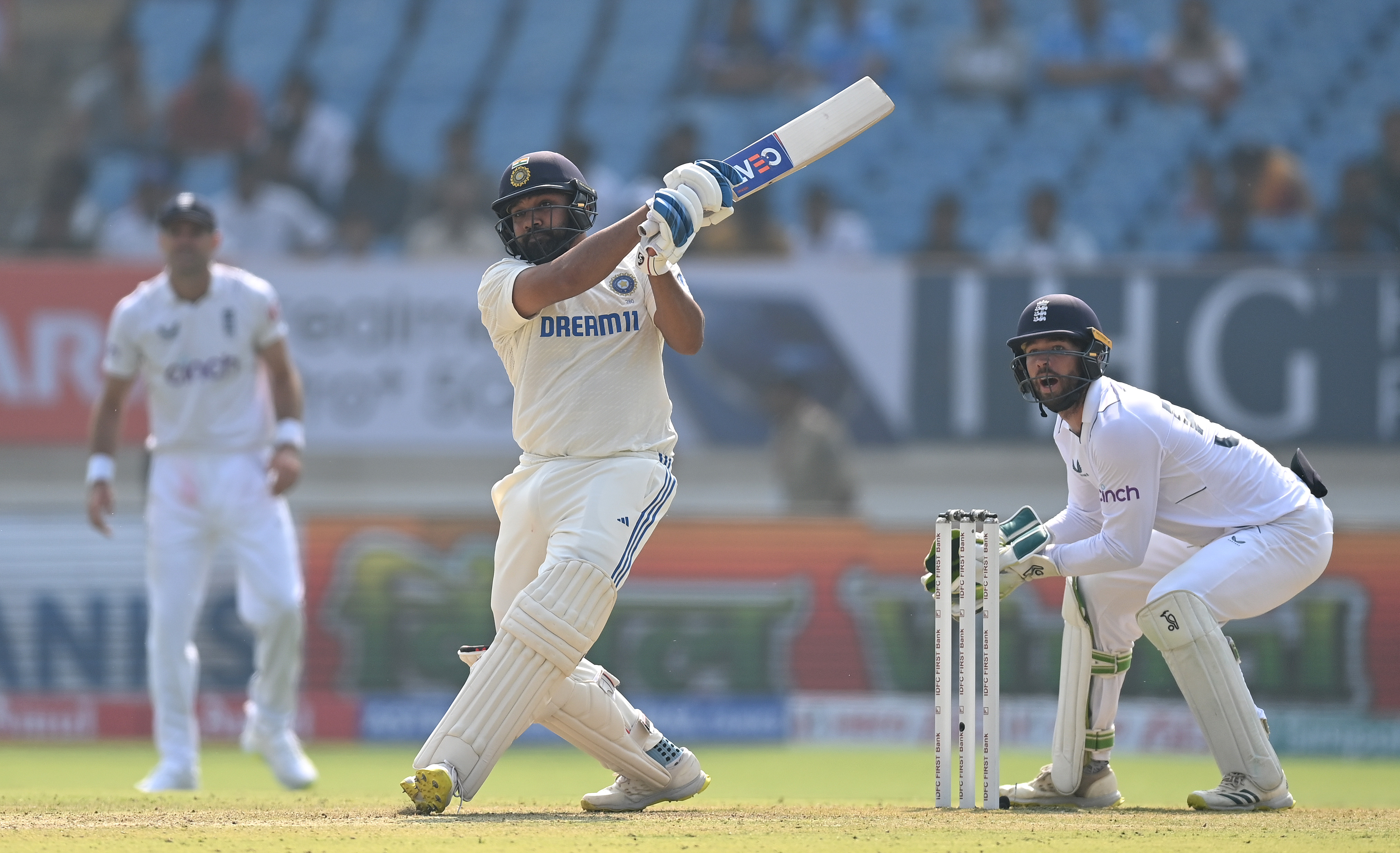 Rohit Sharma in action.